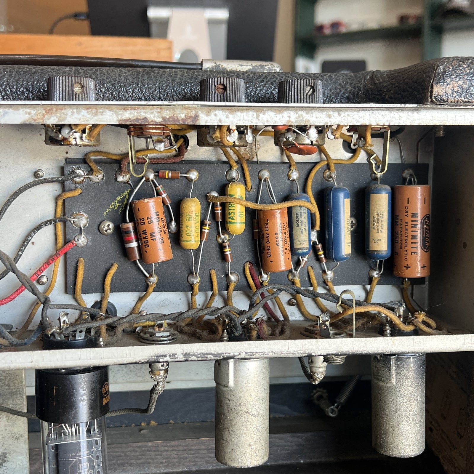 Vintage 1963 Fender 6G15 Standalone Reverb Unit – Rare "Brownface" Transitional Model (Batch #22)
