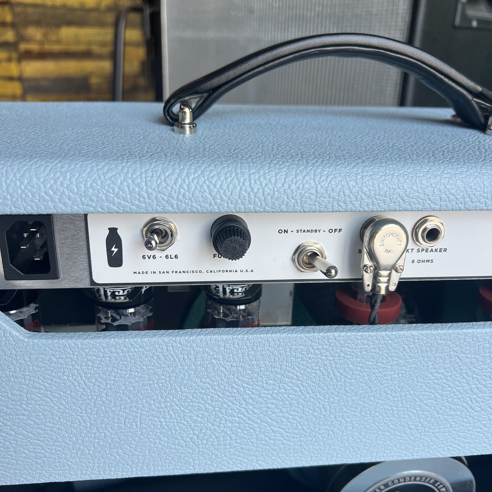 Milkman Sound 20W Creamer, Powder Blue, Jupiter 12-LA Alnico 5