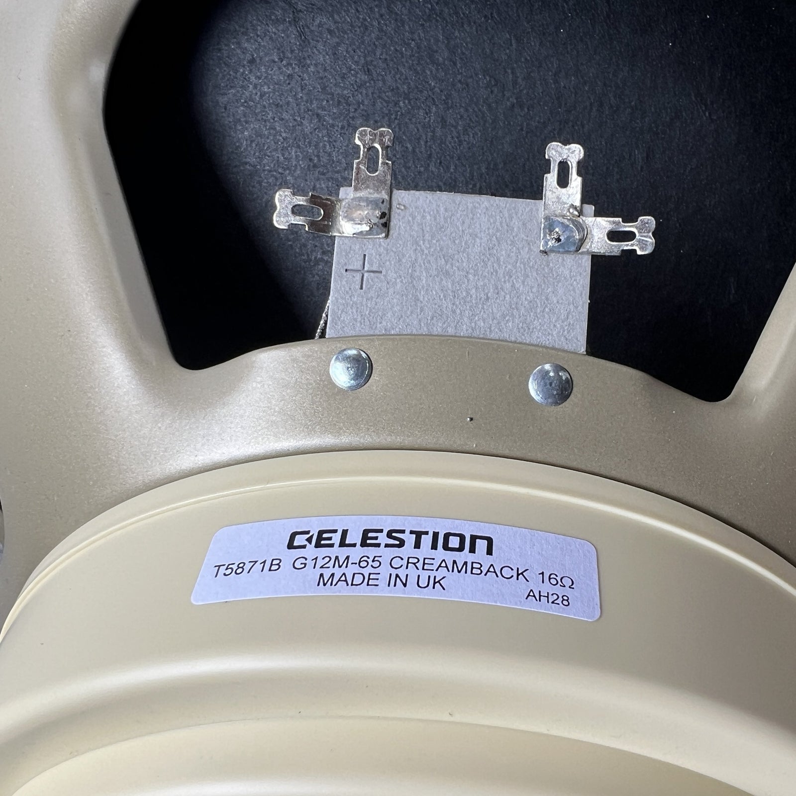 Celestion G12M-65 Creamback 12" 65-Watt Guitar Speaker (16 Ohms) – Made in UK, Excellent Condition