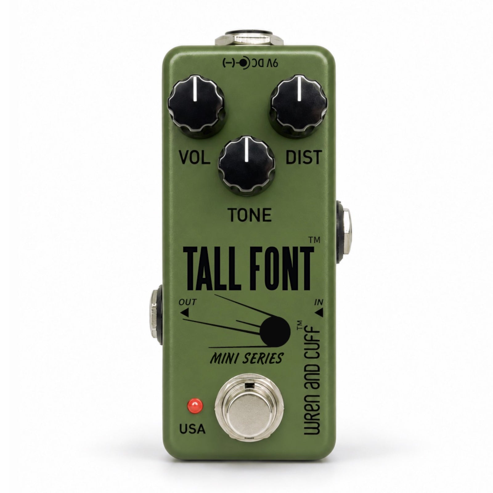 Wren and Cuff Mini Series Tall Font Russian Fuzz Pedal