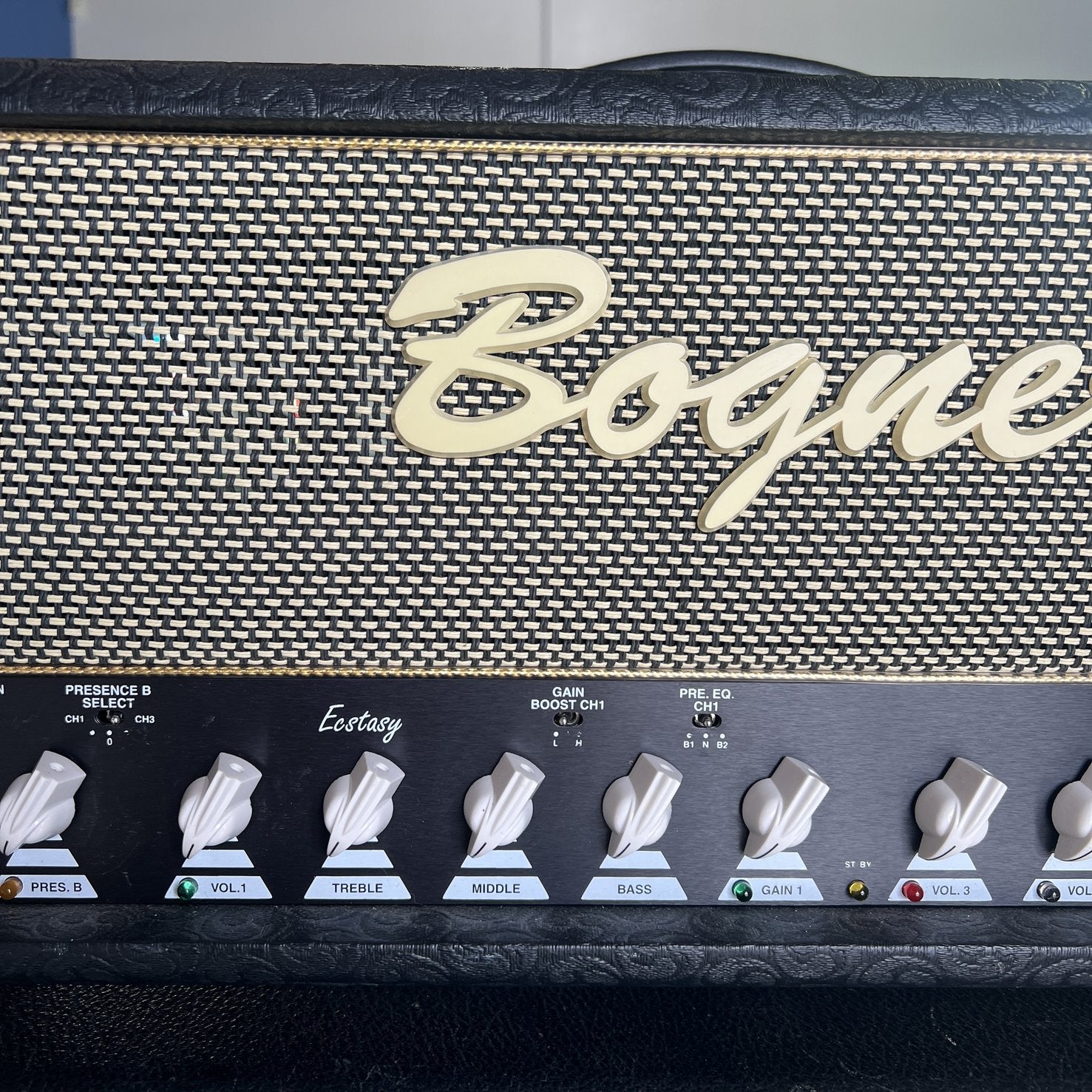2005 Bogner Ecstasy 101B Head, Footswitch & Cover