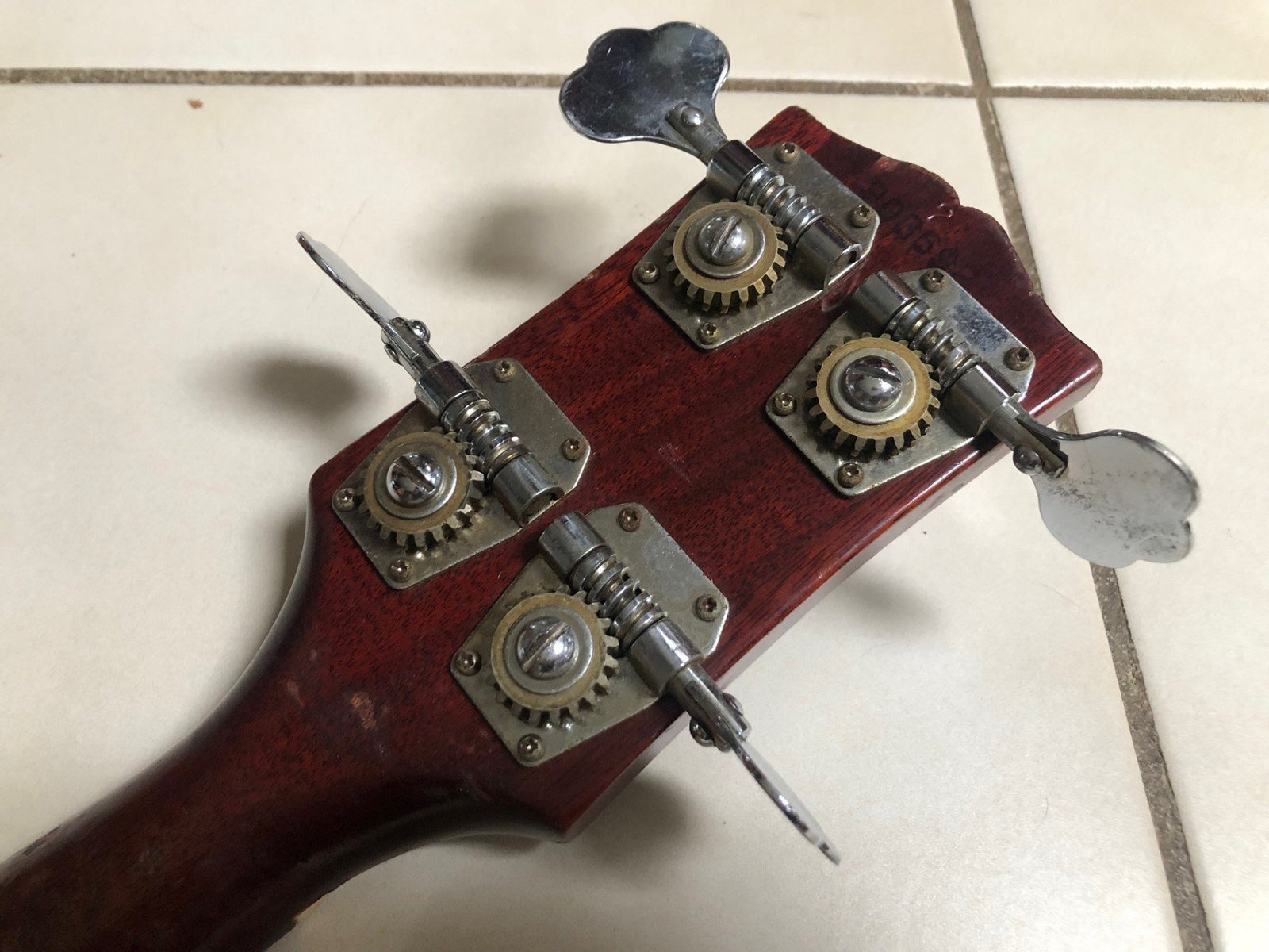 Vintage 1968 Gibson EB-2C Bass Guitar - Cherry Red