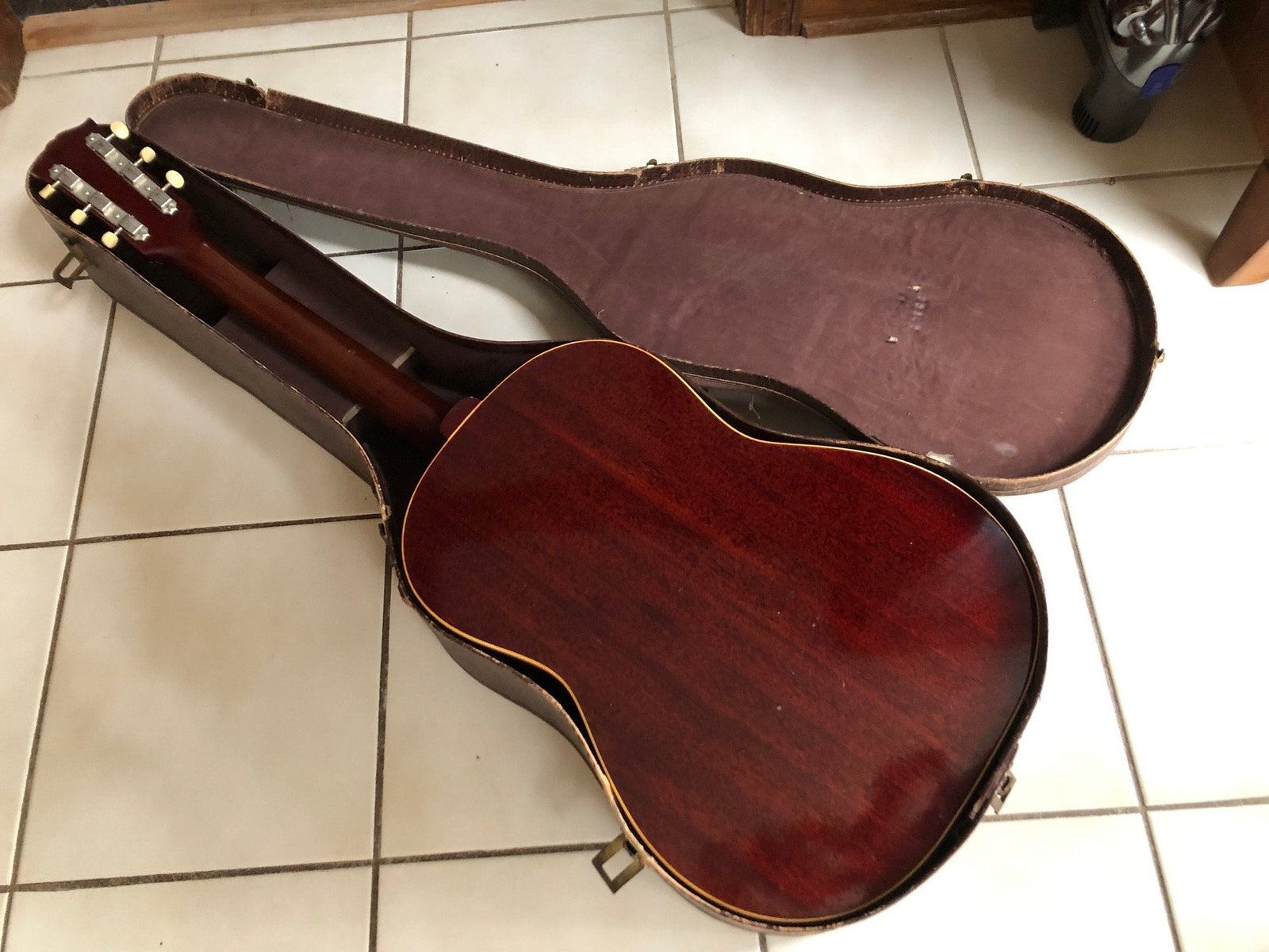 Vintage 1967 Gibson B-25 Natural Acoustic Guitar and Case