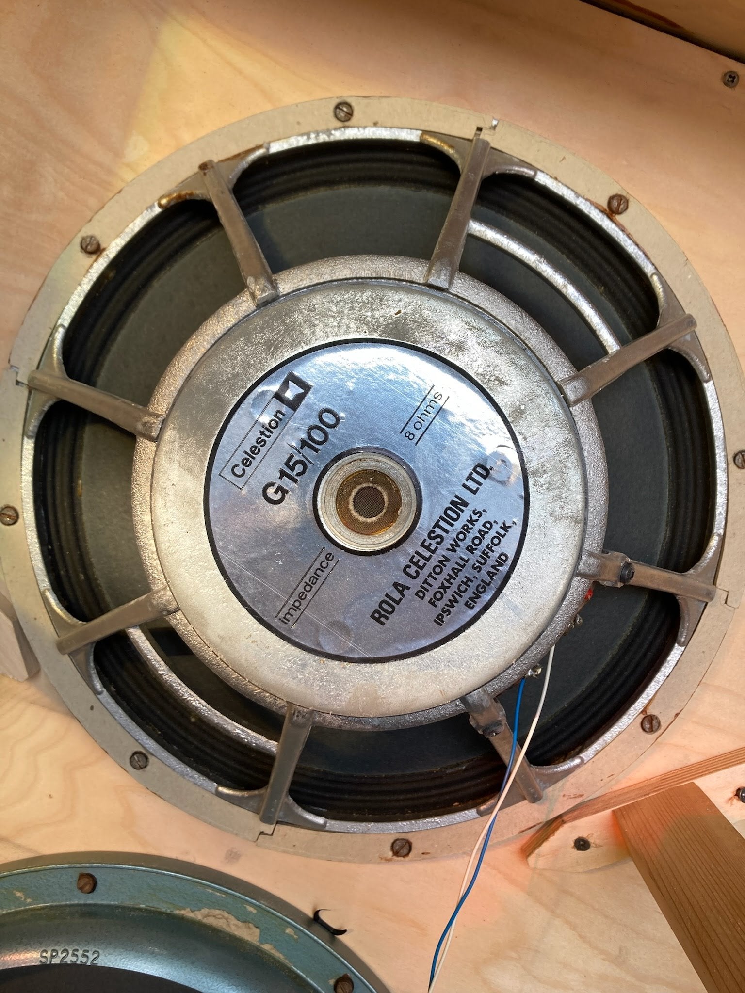 RARE Vintage Marshall 1981 2x15" Bass Cabinet