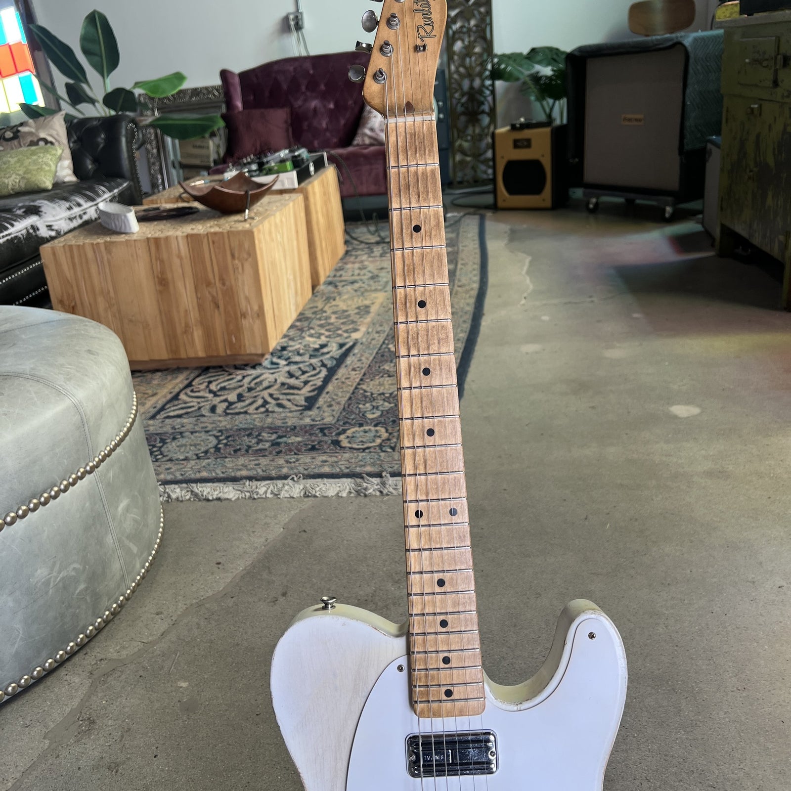 Revelator Guitars - RetroSonic T-Style - White Blonde Nitro - #62285 (Includes 3 loaded pickguards)
