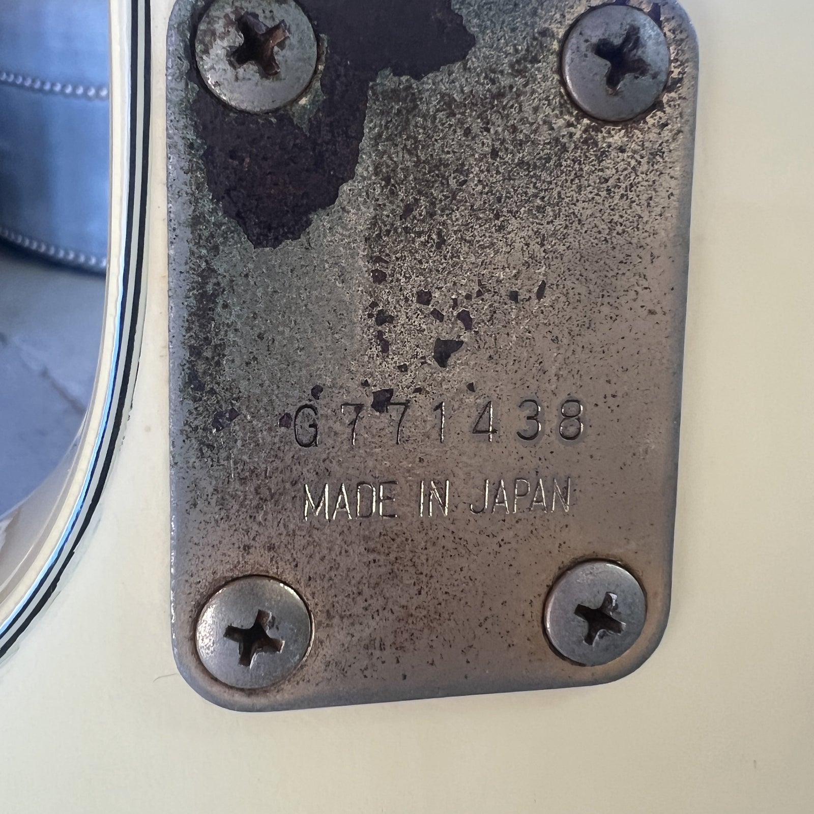 1977 Ibanez Model 2350 Custom Lawsuit Era Electric Guitar - Antique White (Steve Jones Sex Pistols Tribute)