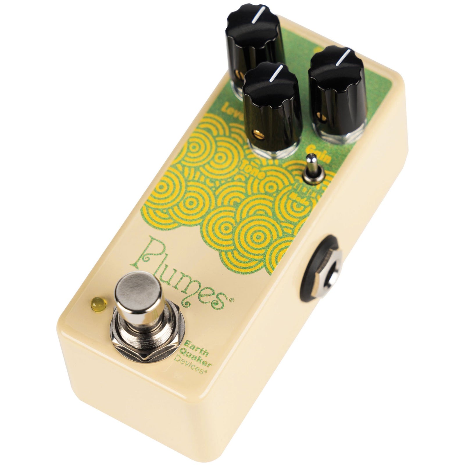 EarthQuaker Devices Plumes Jr MOSFET Mod Angled View