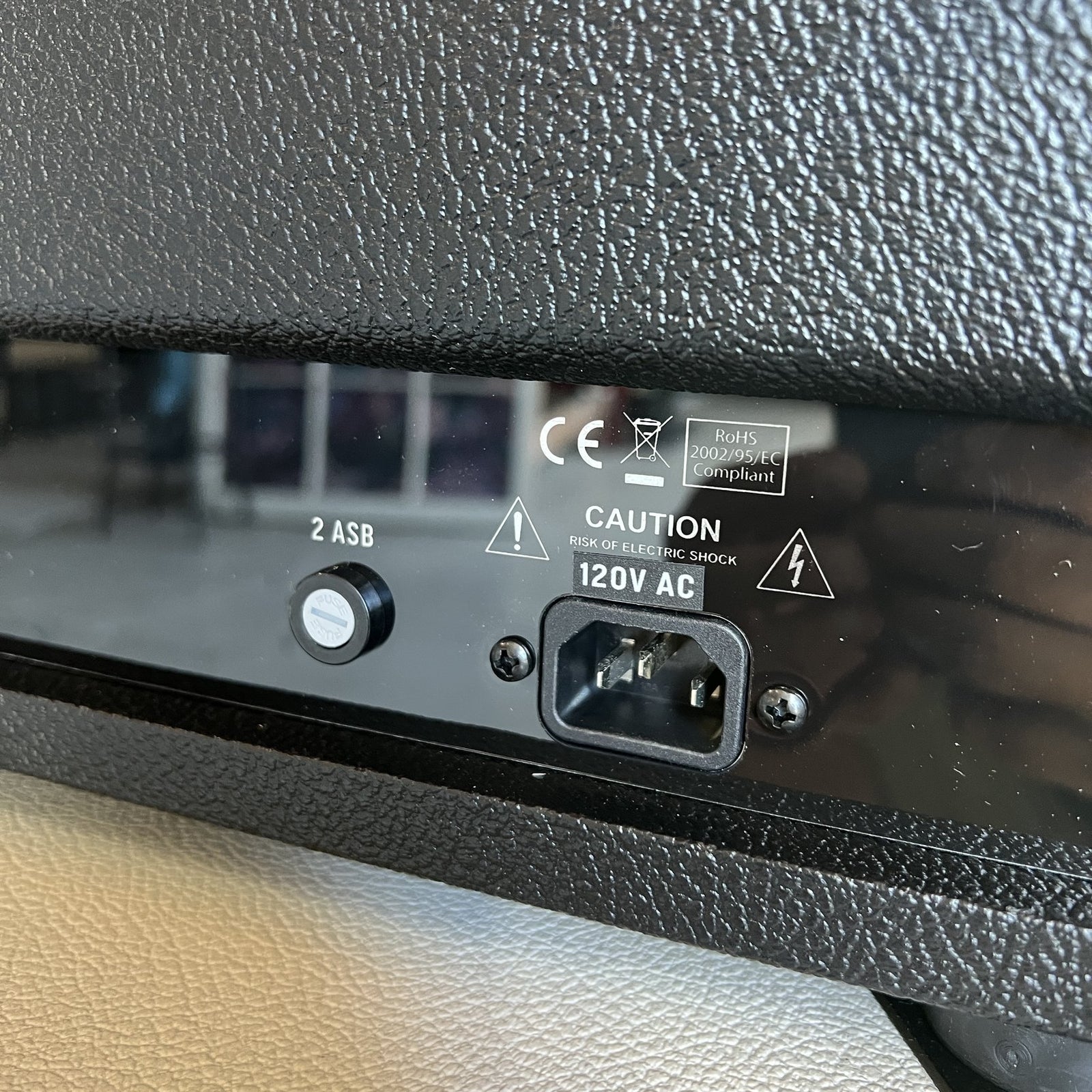 Divided by 13 CCC 9/15 Head - Black Bronco Tolex / Cream V