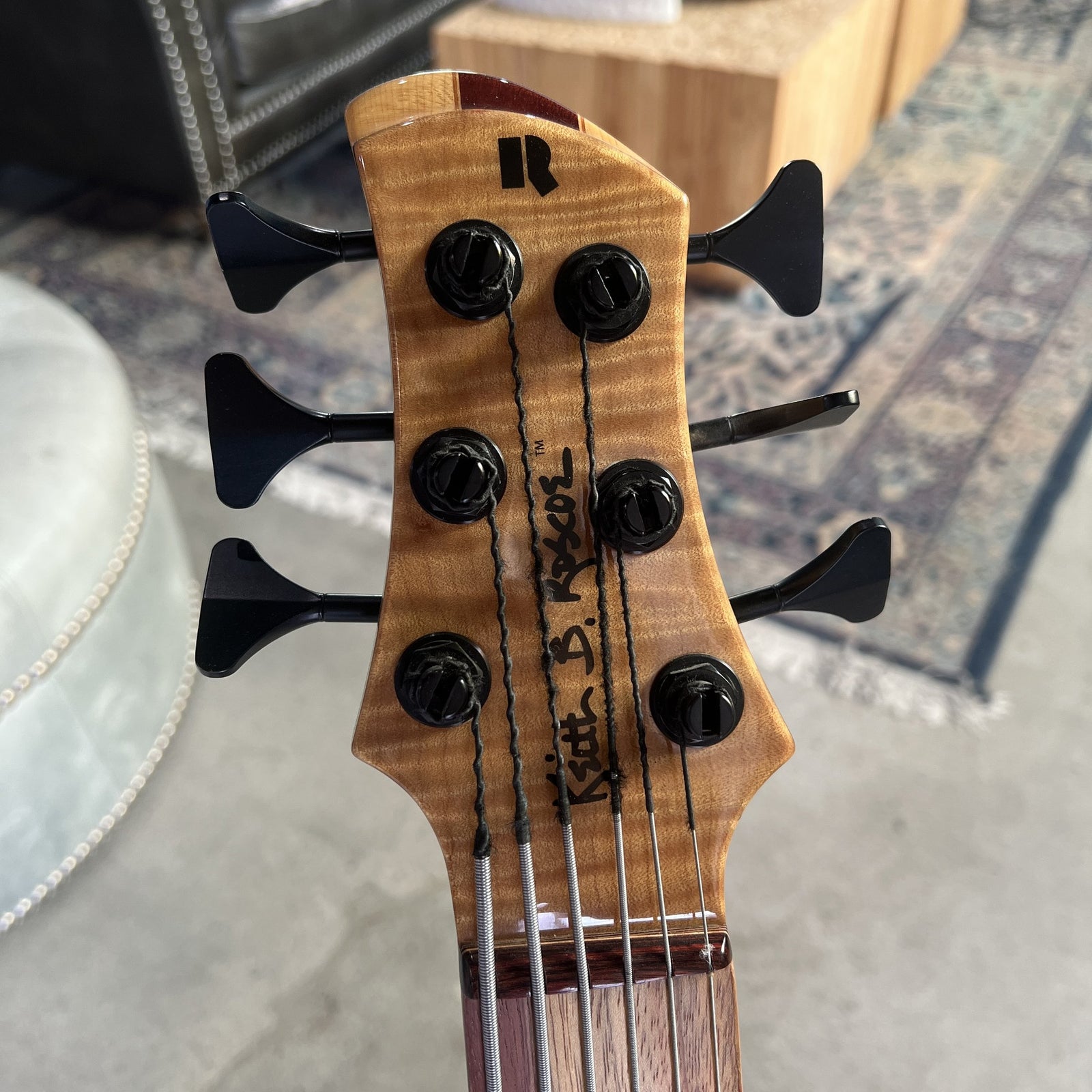 Keith B. Roscoe SKB-3006 Custom 6 String Bass Guitar