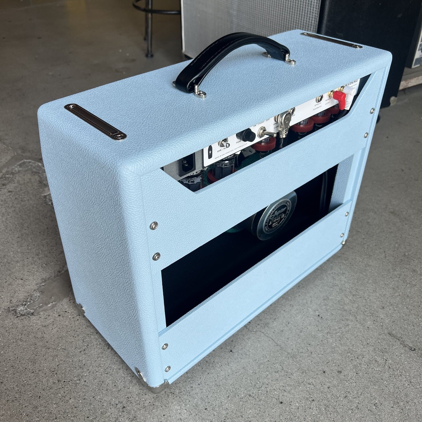 Milkman Sound 20W Creamer, Powder Blue, Jupiter 12-LA Alnico 5