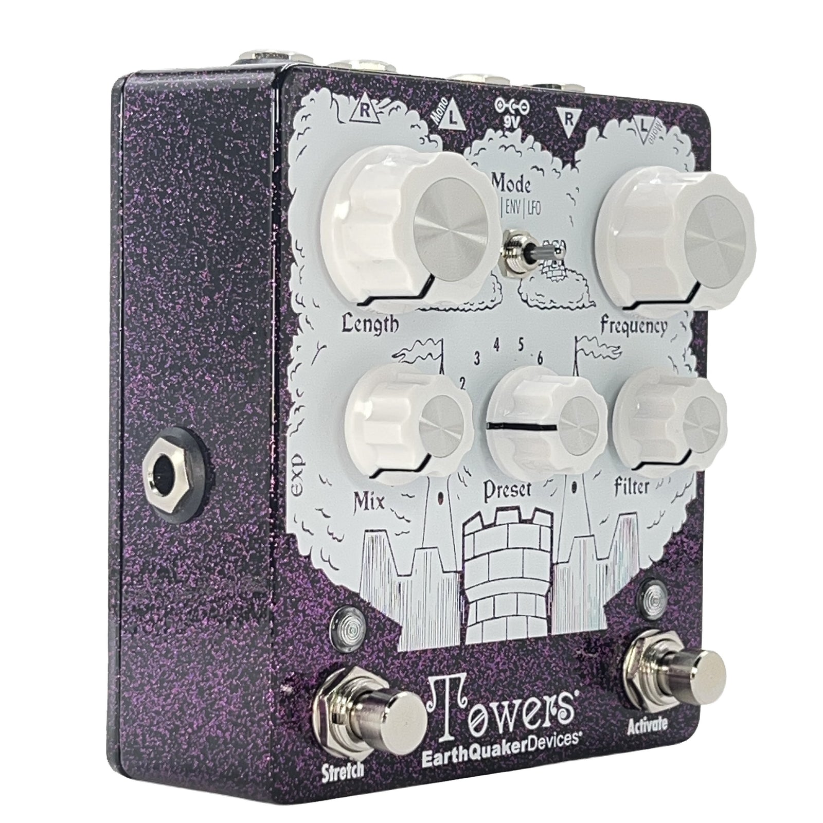 EarthQuaker Devices Towers - Purple Sparkle - Cottonwood Music Exclusive Color