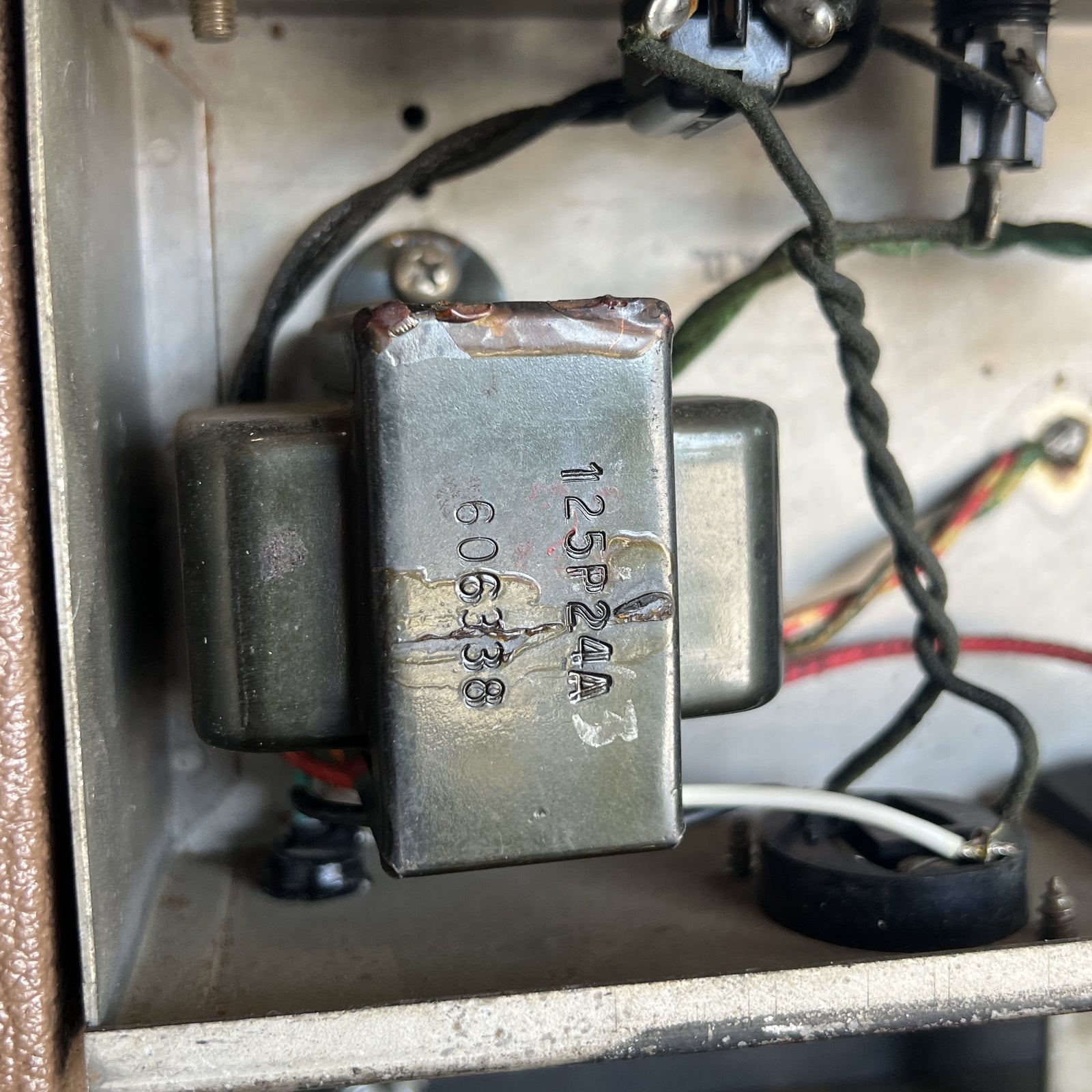 Vintage 1963 Fender 6G15 Standalone Reverb Unit – Rare "Brownface" Transitional Model (Batch #22)