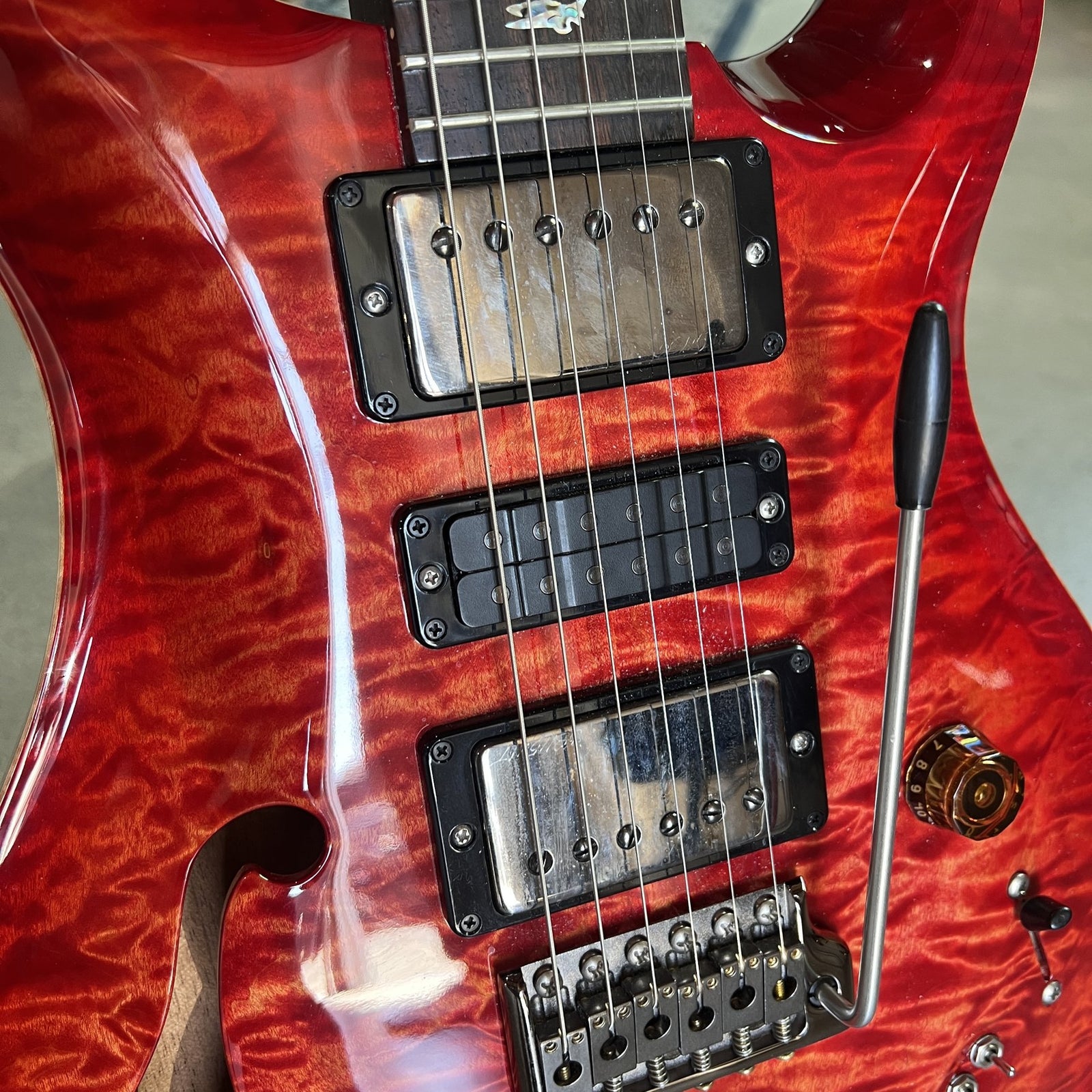 PRS Special Wood Library Brazilian Neck 10 Top - 2019 - Blood Orange