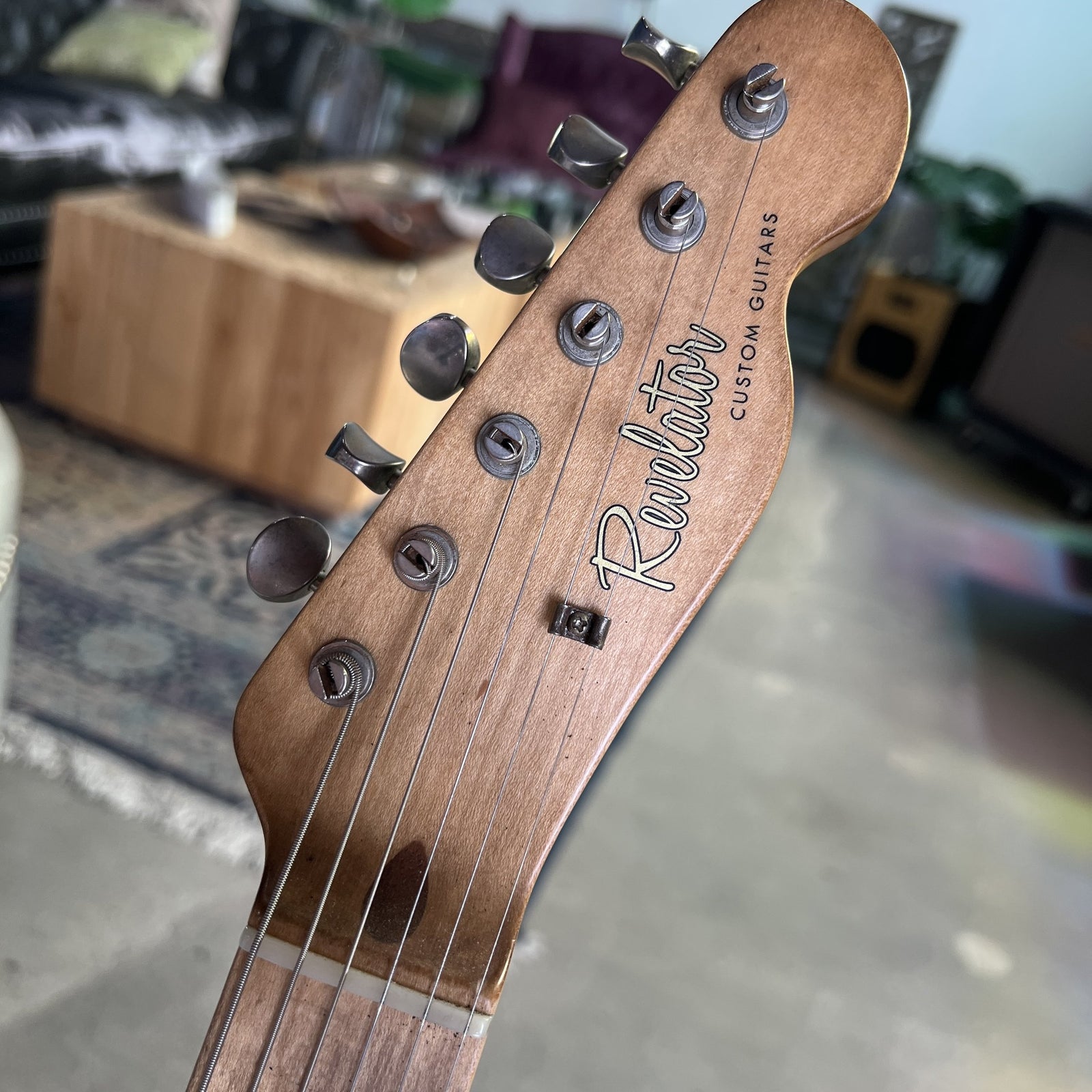 Revelator Guitars - RetroSonic T-Style - White Blonde Nitro - #62285 (Includes 3 loaded pickguards)