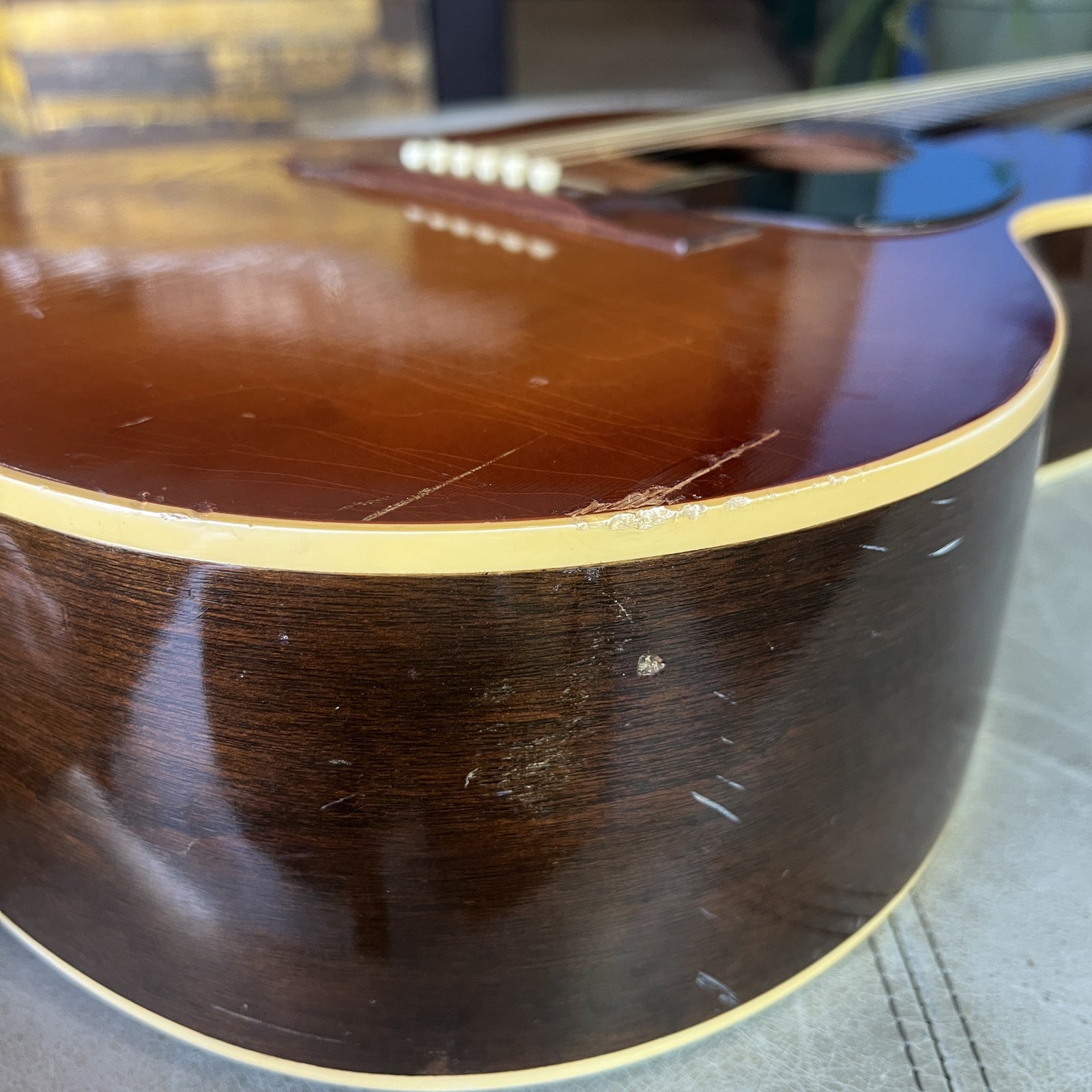 Vintage 1960-1962 Gibson LG-2 Sunburst – Player Grade X-Braced Acoustic with Pickup & Upgraded Fixed Bridge