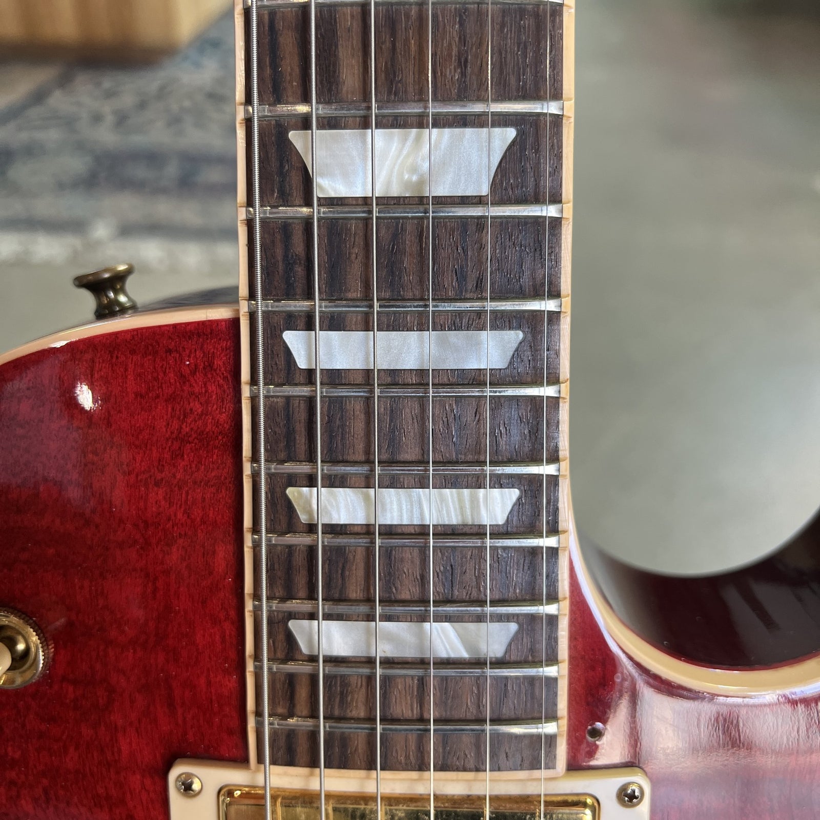 2006 Gibson Les Paul Standard Plus - Wine Red Flame Top