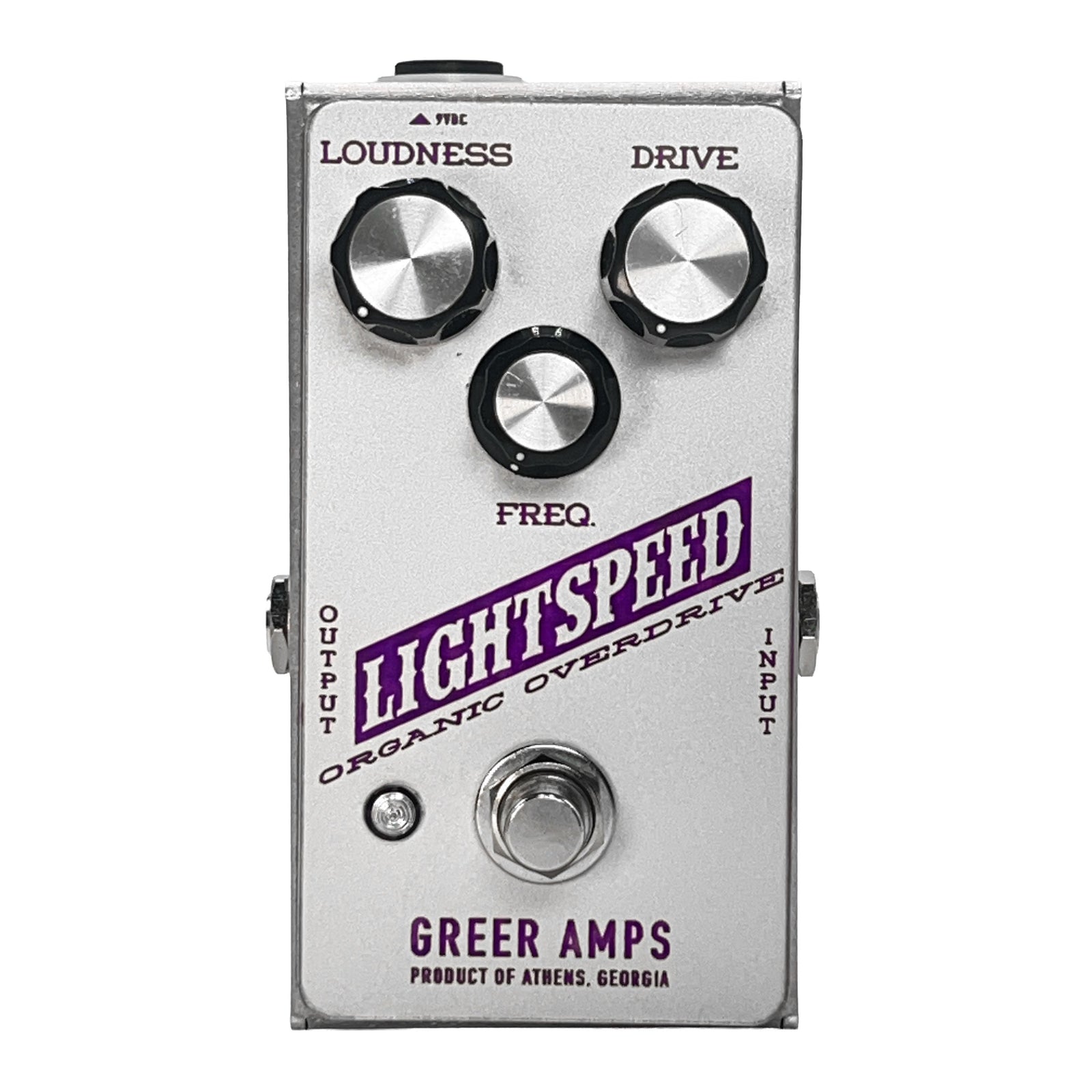 Greer Amps Lightspeed Organic Overdrive - Exclusive Silver/Purple Colorway
