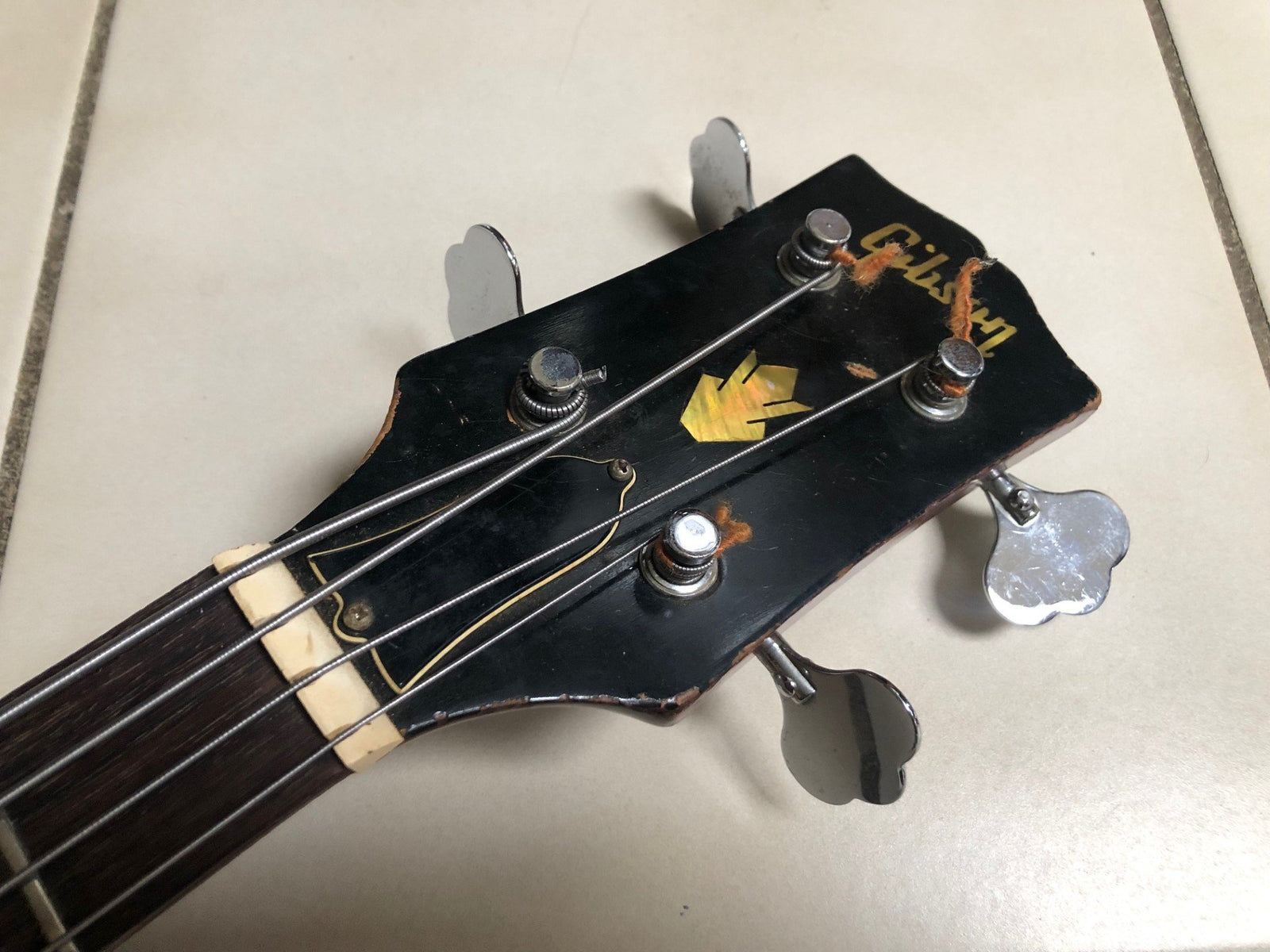 Vintage 1968 Gibson EB-2C Bass Guitar - Cherry Red