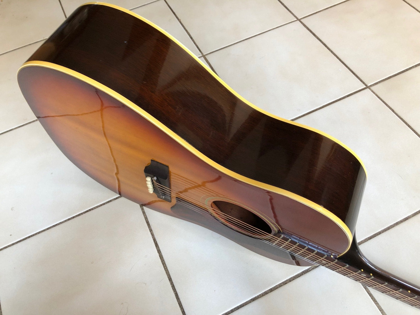 Vintage 1969 Gibson J-45 Acoustic Guitar and Case