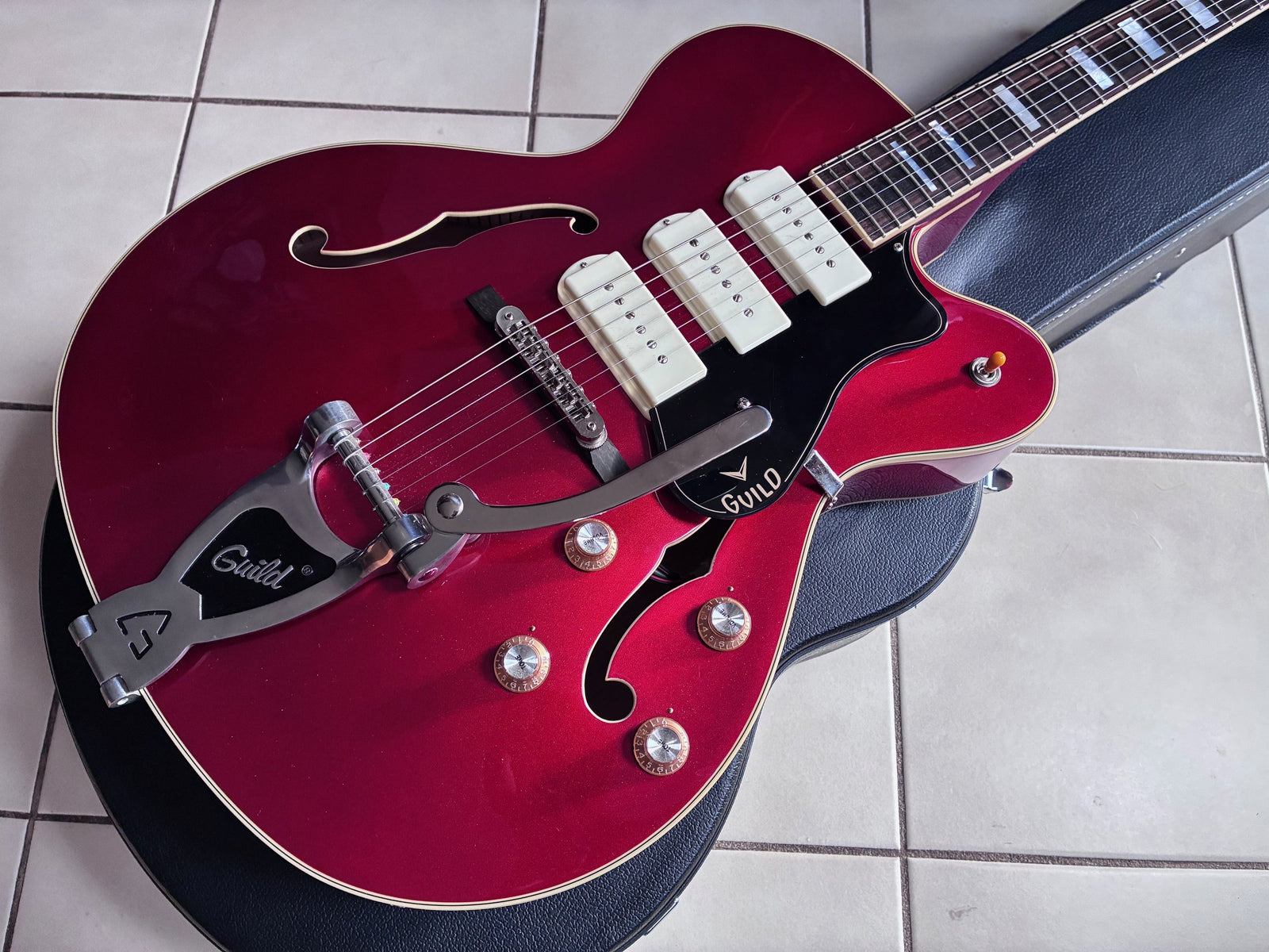 2020 Guild X-350 Stratford Electric Guitar & Case NM