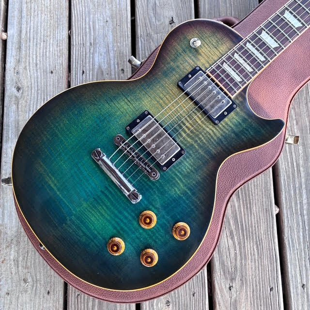 2017 Gibson Les Paul Standard T | Faded Blueburst B9 | Upgraded Wiring & Modded