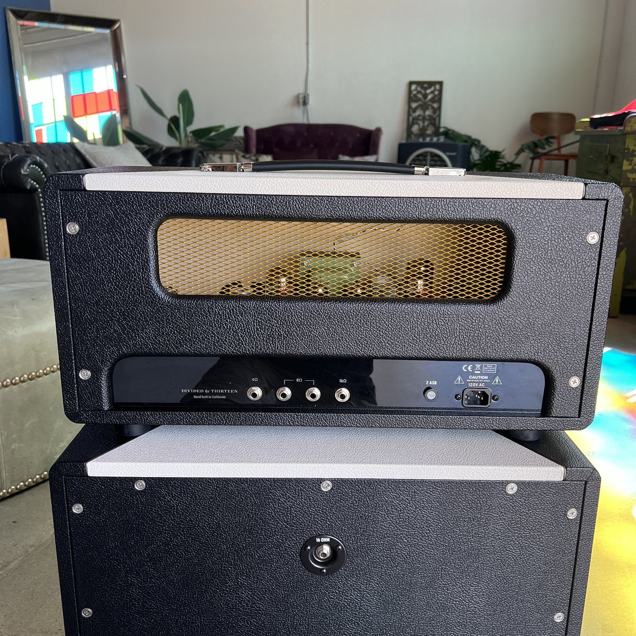 Divided by 13 CCC 9/15 Head - Black Bronco Tolex / Cream V