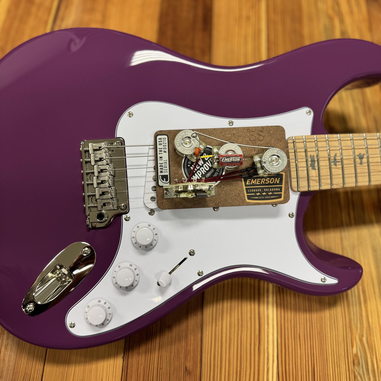 Emerson Custom Premier Pro Blender 5-Way PRS Silver Sky Prewired Kit - 250k