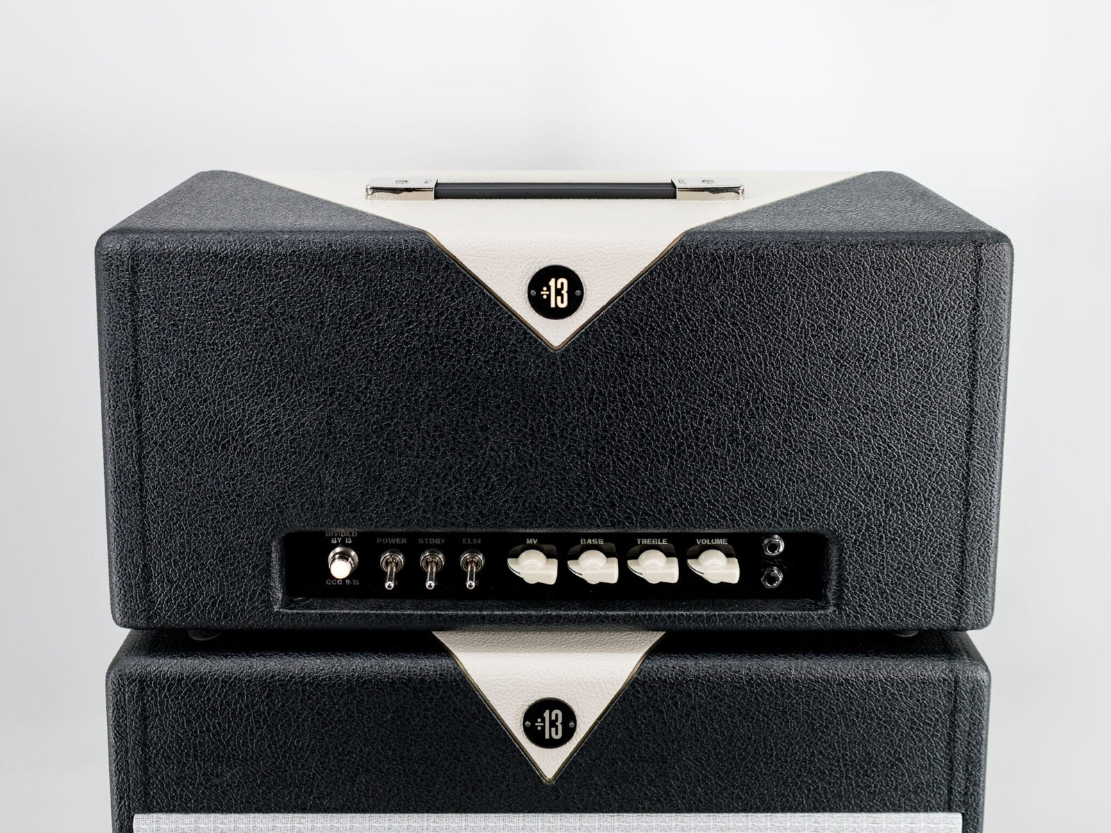 Divided by 13 CCC 9/15 Head - Black Bronco Tolex / Cream V
