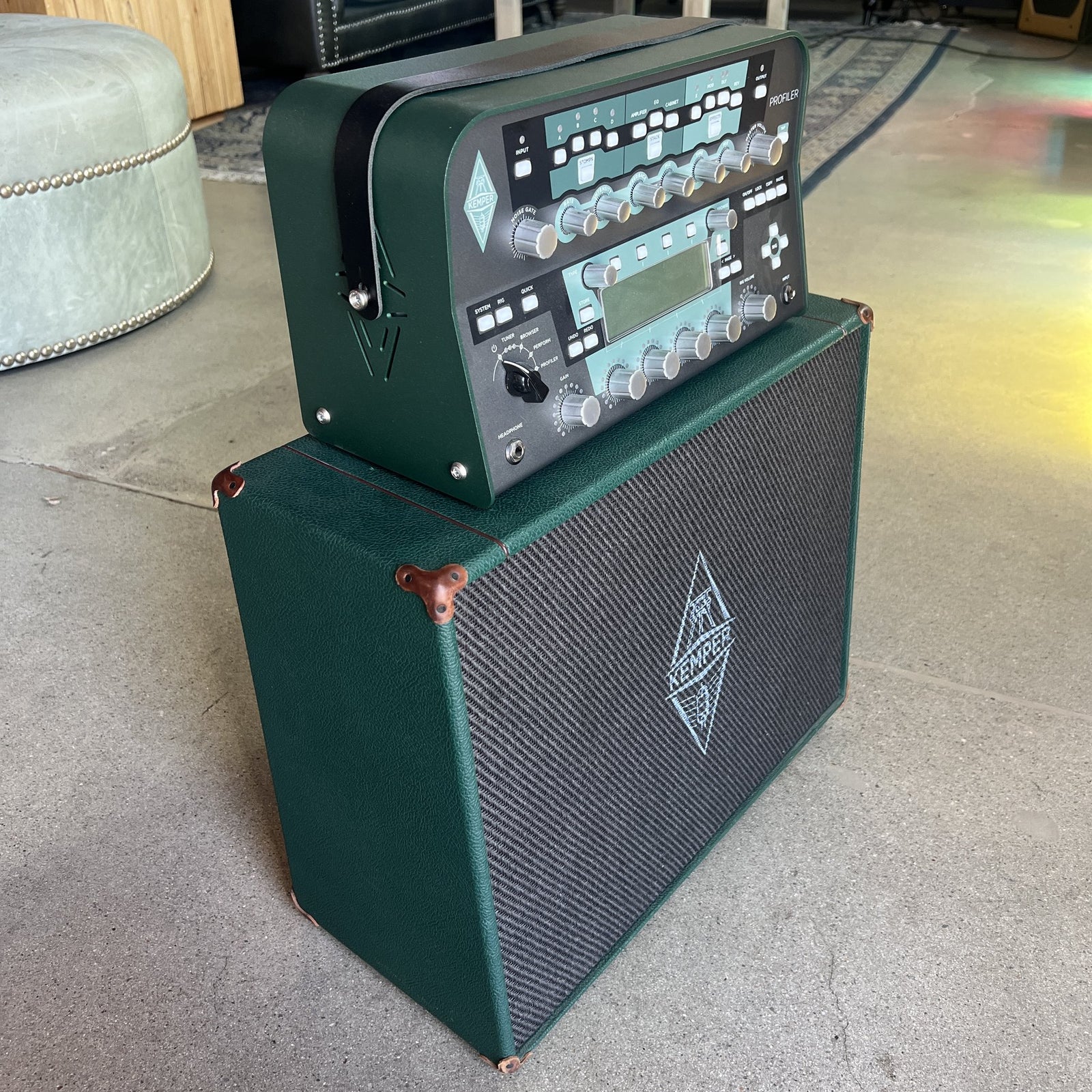 Kemper Profiler PowerHead MK1 & Passive Kabinet K12K-200 Bundle - Green