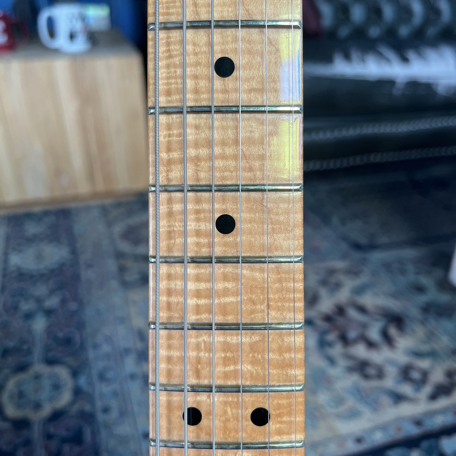 2006 Fender Custom Shop American Custom Telecaster – Natural with Figured Flame Maple Neck (7lbs 3.3oz)