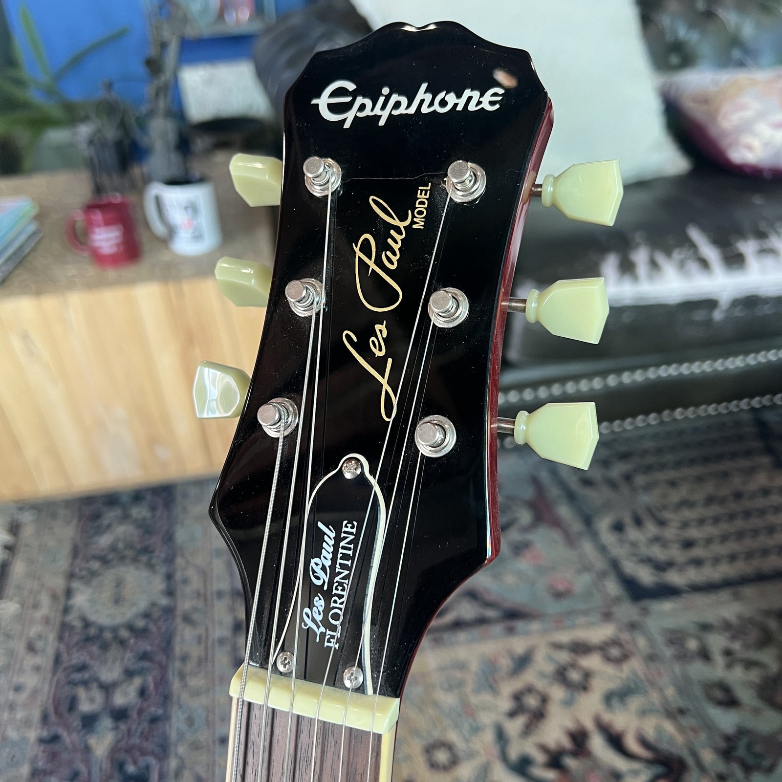 2016 Epiphone Les Paul Florentine PRO Semi-Hollow – Faded Cherry Burst