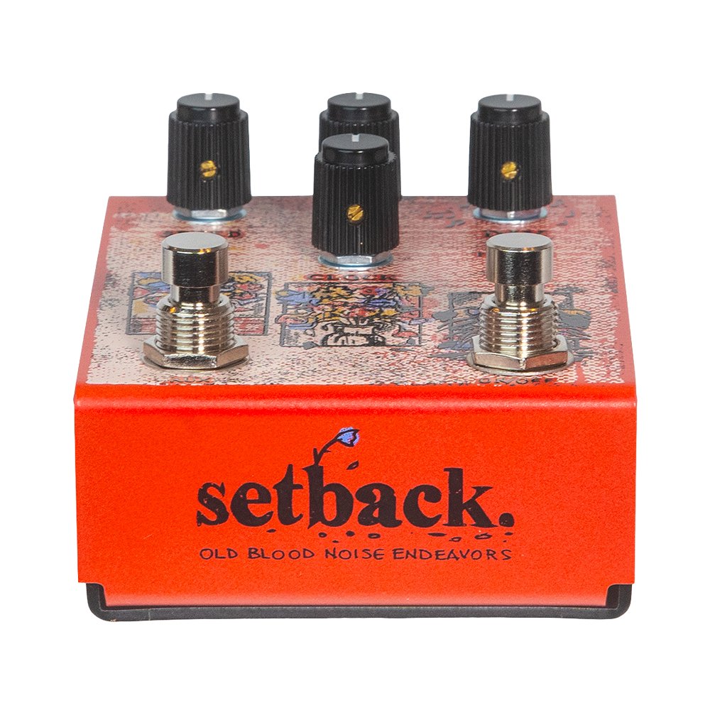 Old Blood Noise Endeavors Setback: Stereo Textural Reverse Delay Pedal - Begonia