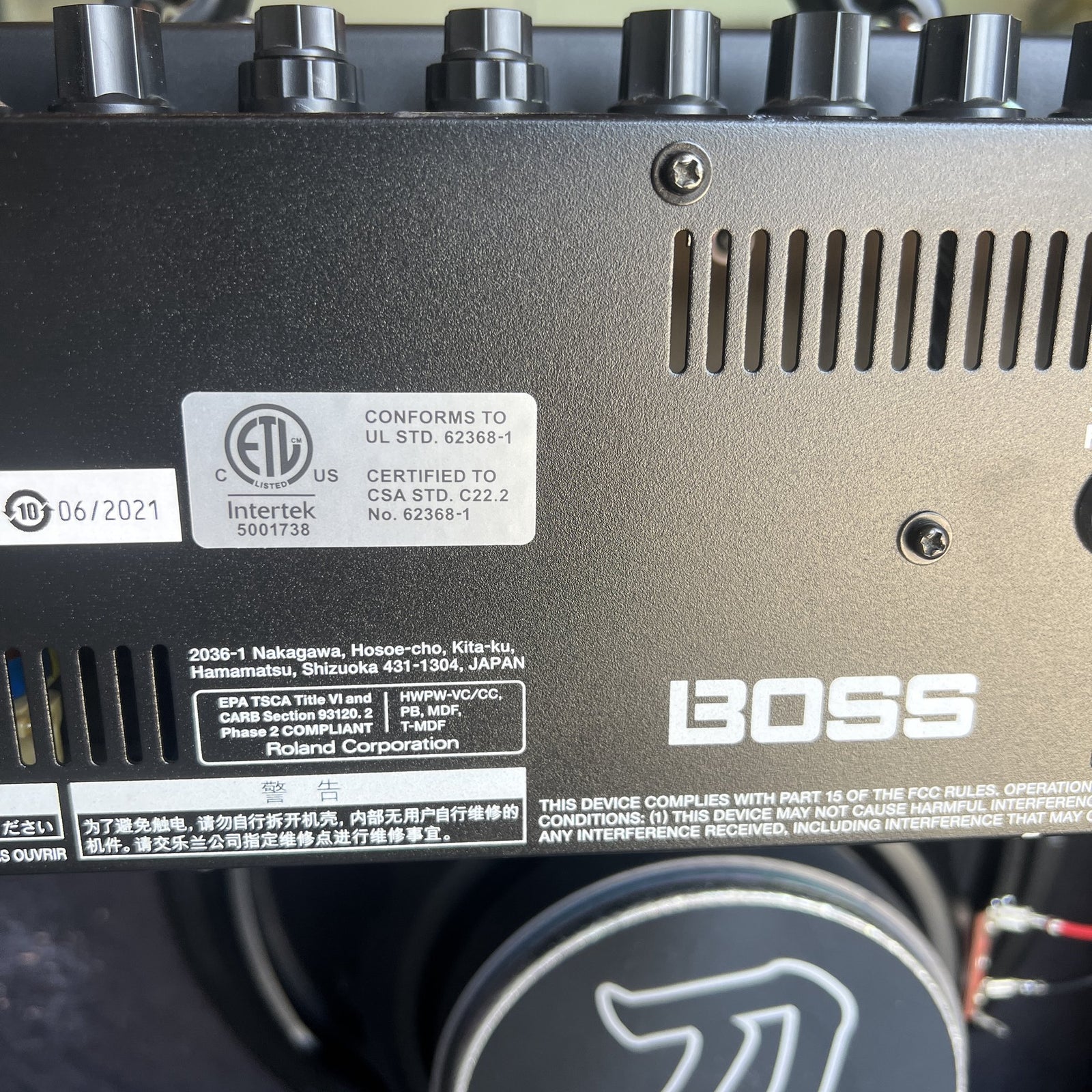 Boss Katana-100 MkII 100W 1x12" Combo Amp - Excellent w/ GA-FC Footswitch & Cover