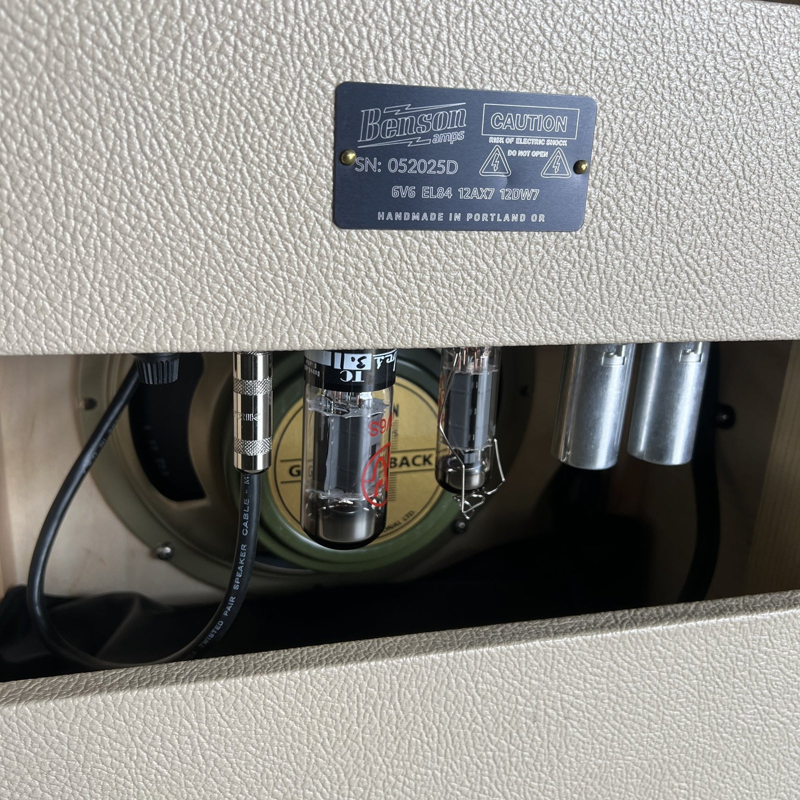 Benson Amps Vinny Reverb Combo - Blonde / Oxblood