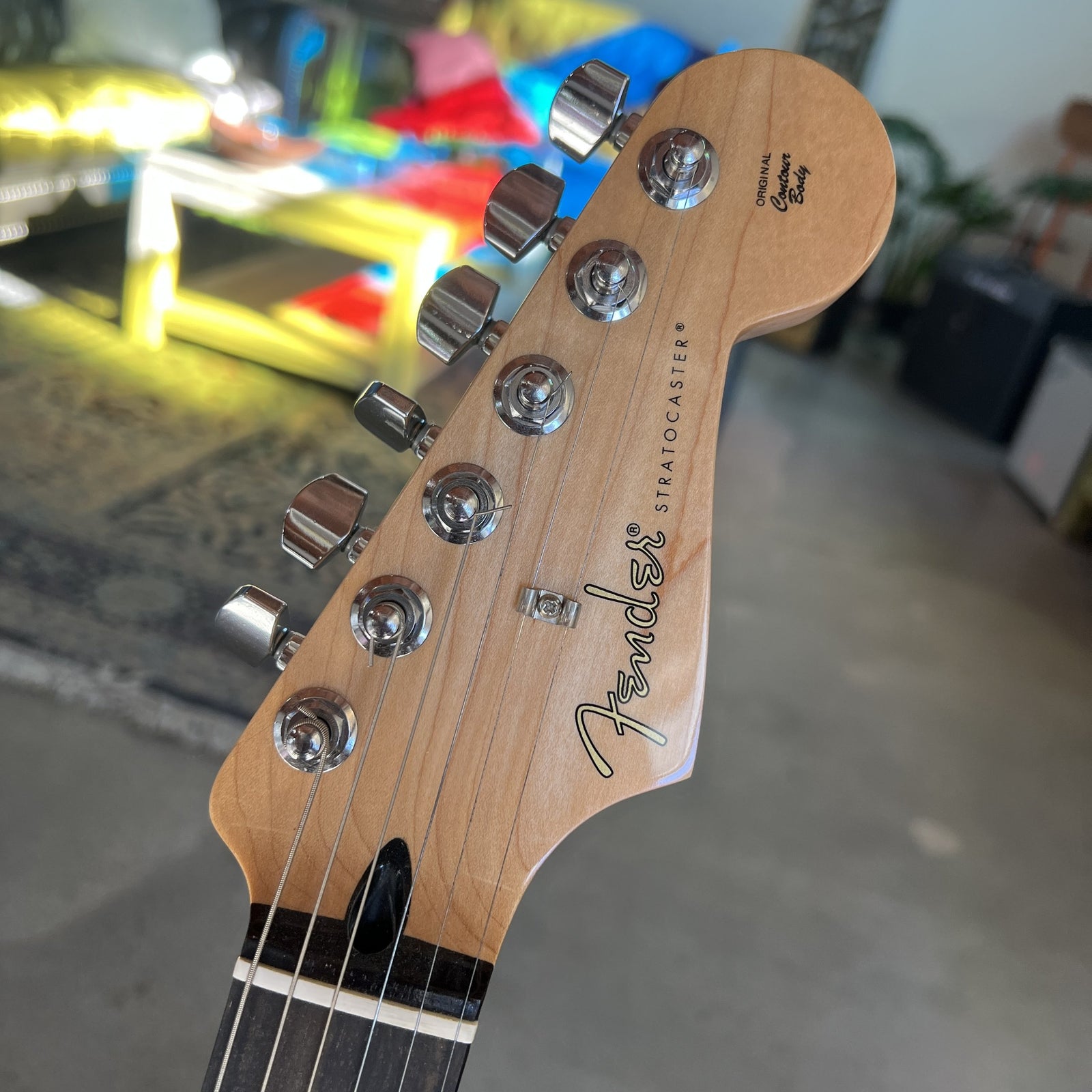 Fender Limited Edition Player Stratocaster HSS, Ebony Fingerboard, Ferrari Yellow - 2022