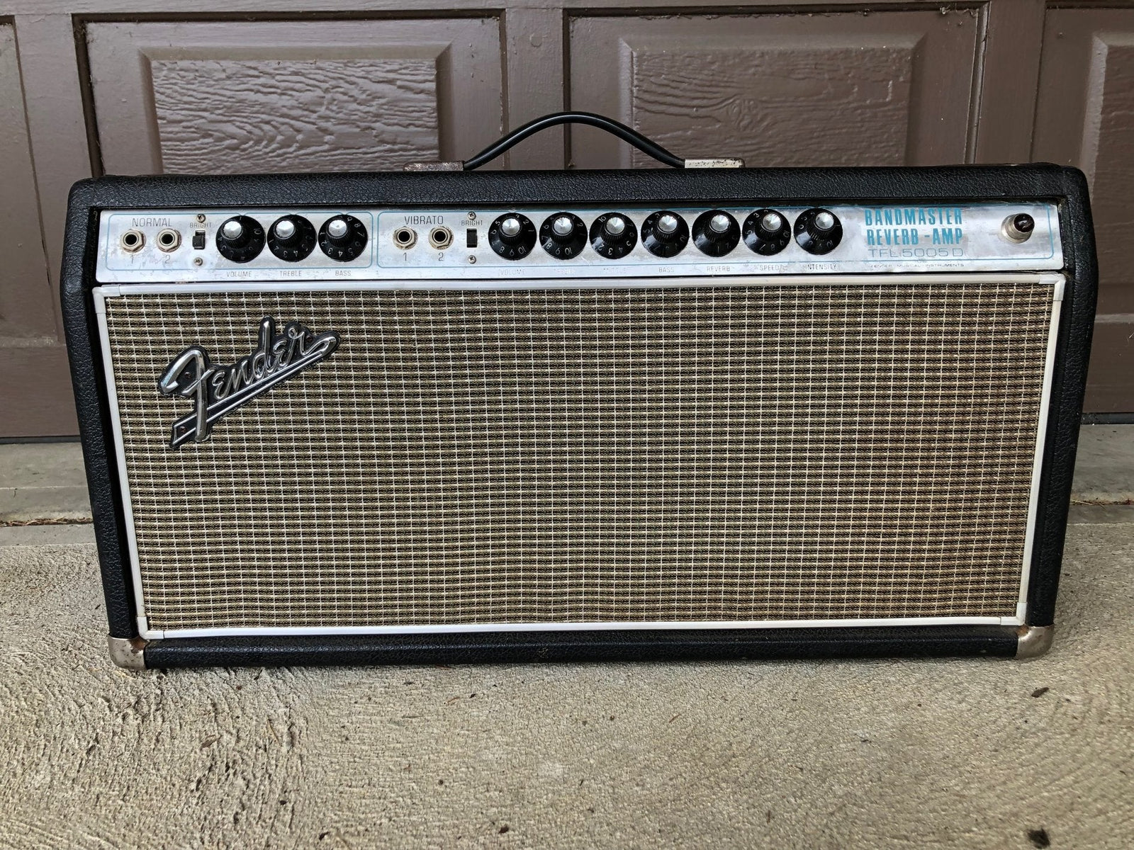 Vintage 1969 Fender Bandmaster Reverb Guitar Amplifier Head