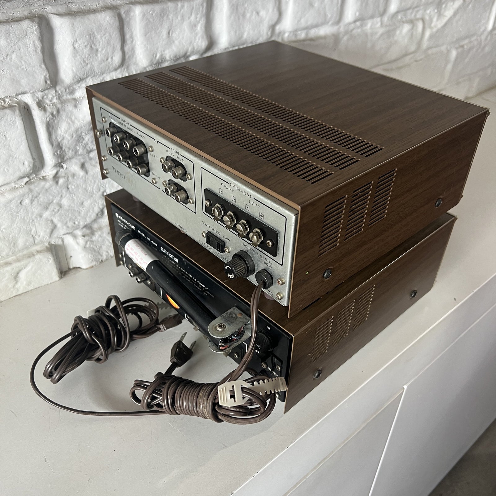 Vintage Kenwood KA-2000 Amplifier & KT-1000 Tuner Set | Fully Functional Solid-State Hi-Fi