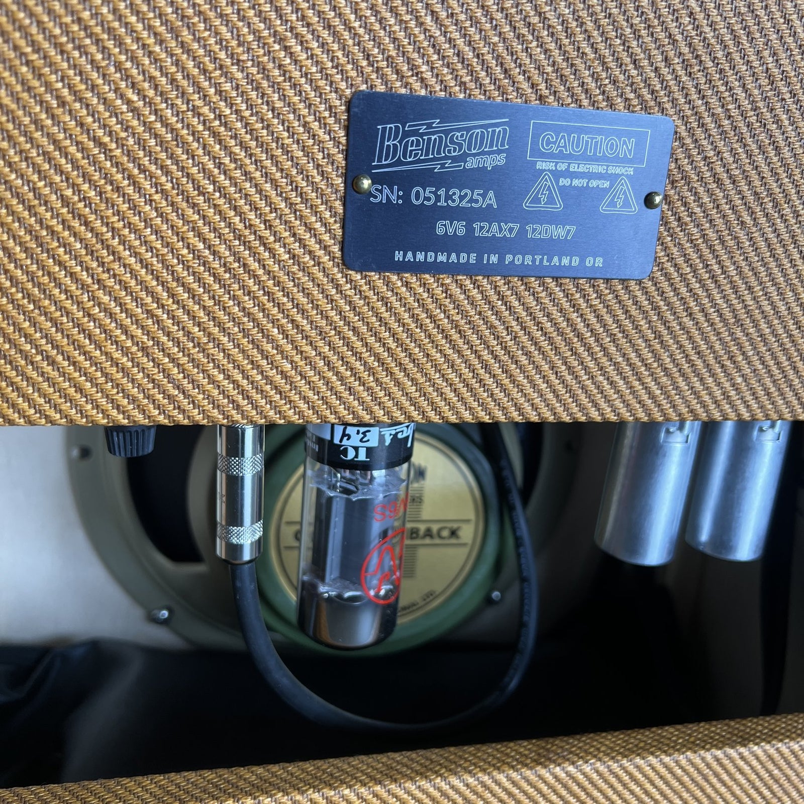 Benson Amps Nathan Junior Combo - Tweed / Oxblood