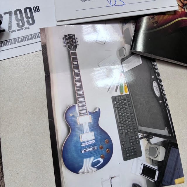 2017 Gibson Les Paul Standard T | Faded Blueburst B9 | Upgraded Wiring & Modded