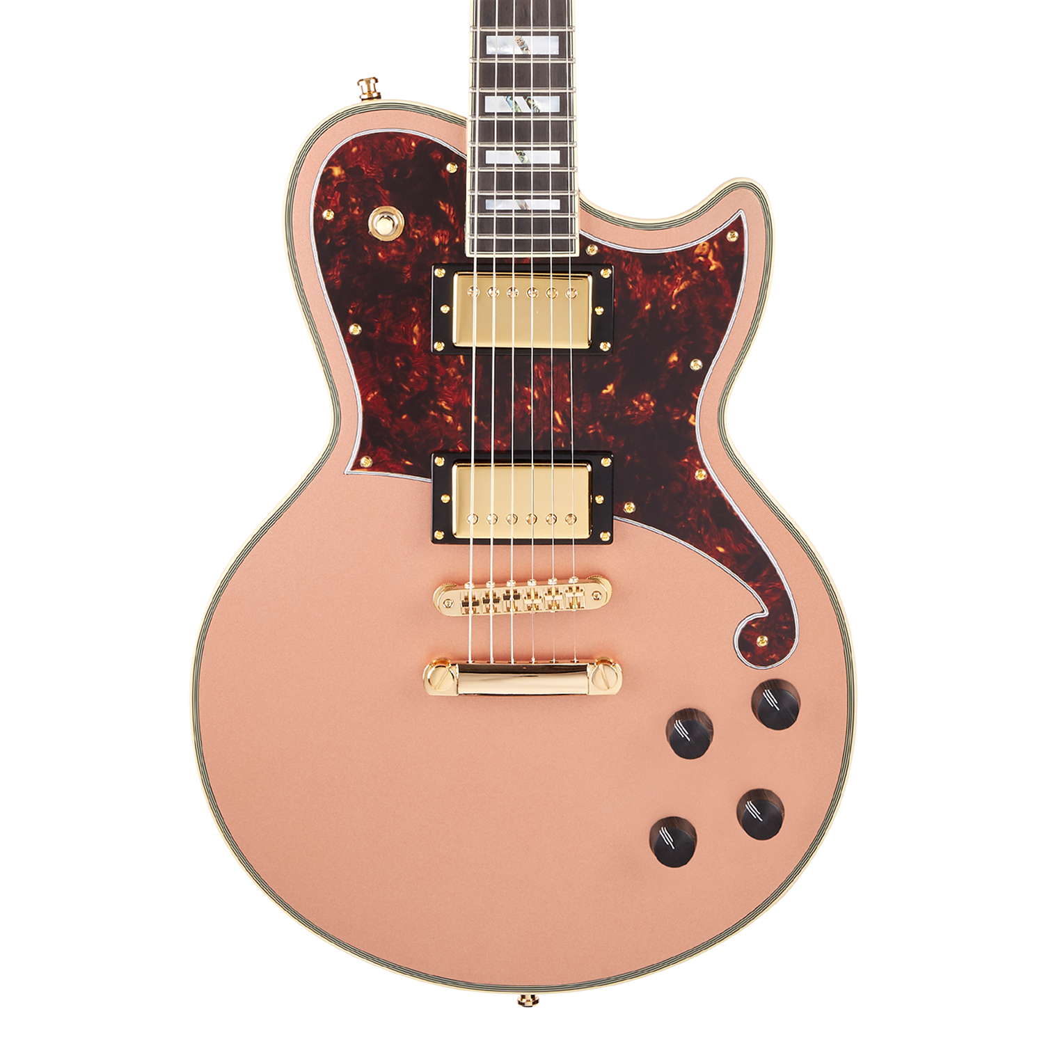 D'Angelico Deluxe Atlantic Limited Edition - Matte Rose Gold