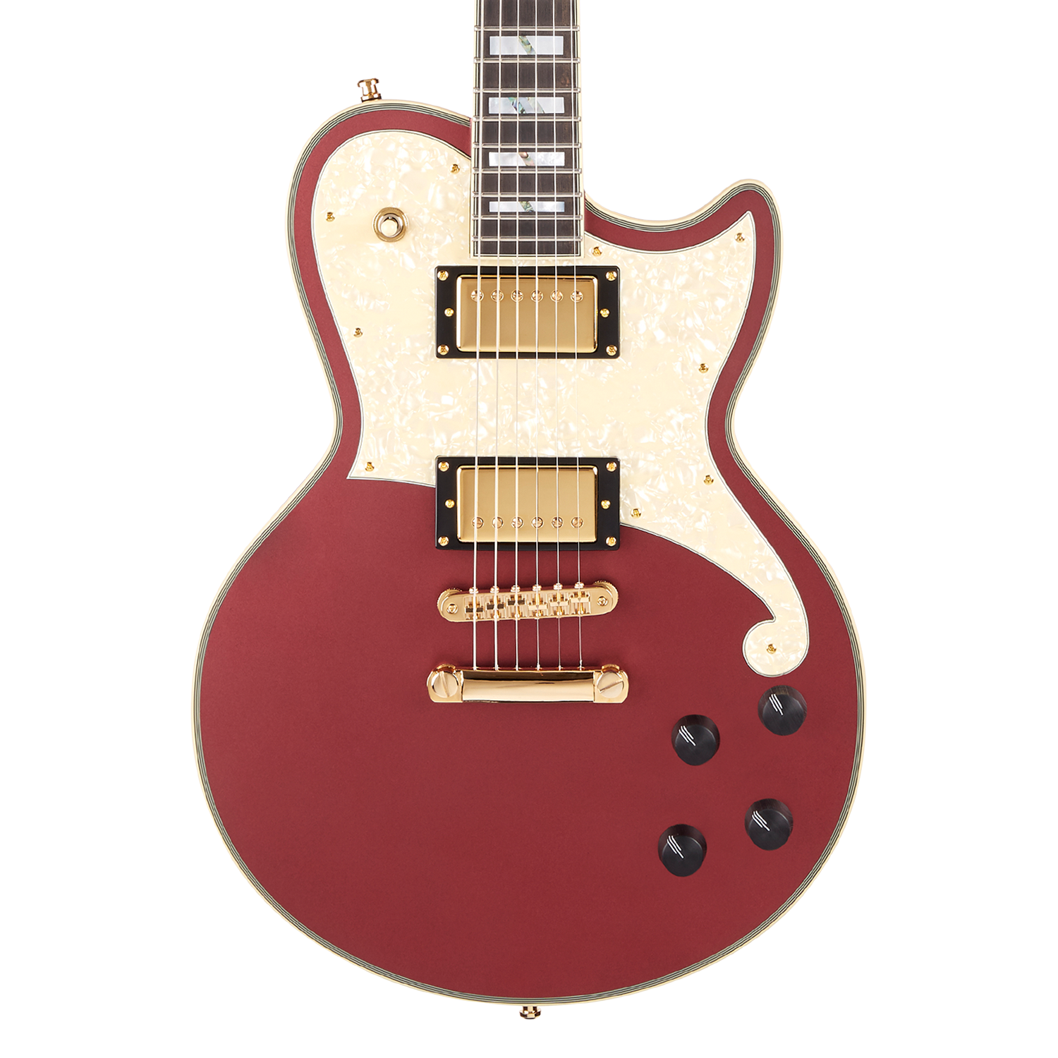 D'Angelico Deluxe Atlantic Limited Edition - Matte Wine