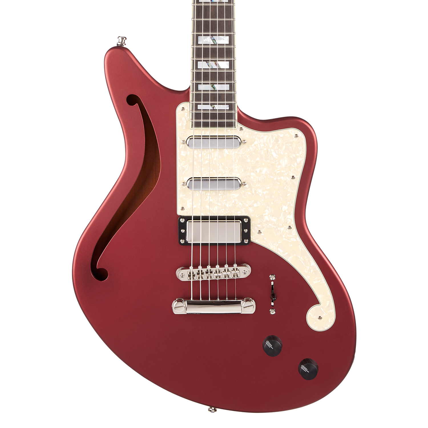 D'Angelico Deluxe Bedford SH Limited Edition - Matte Wine