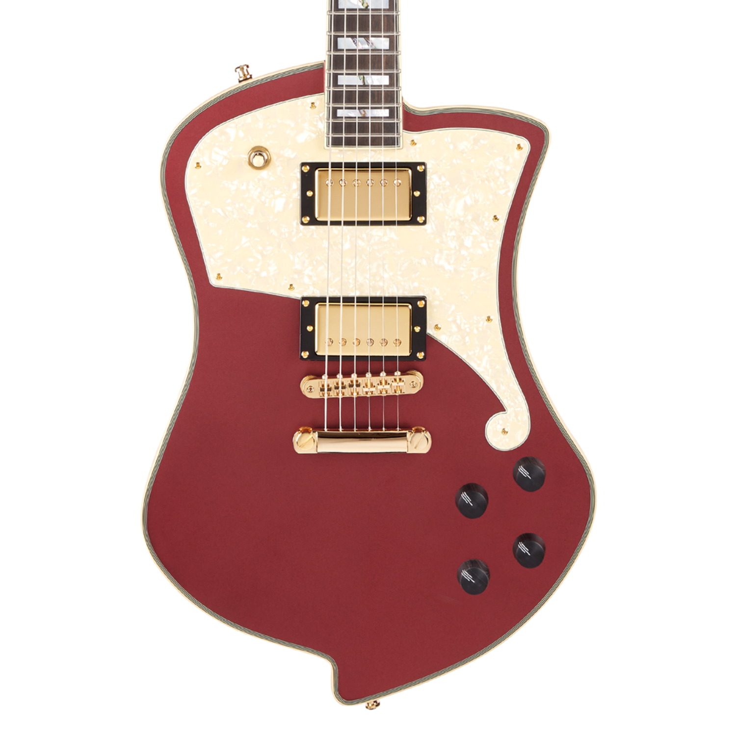 D'Angelico Deluxe Ludlow Limited Edition - Matte Wine