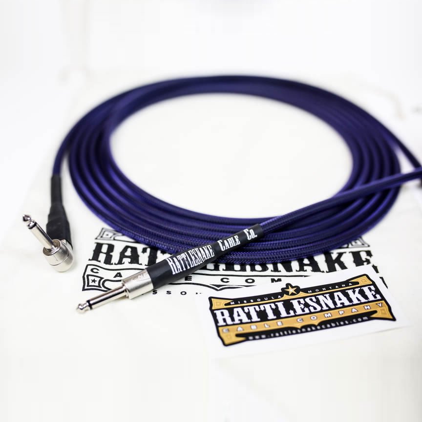 Rattlesnake Cable Company 15' Midnight Purple - Mixed Plugs