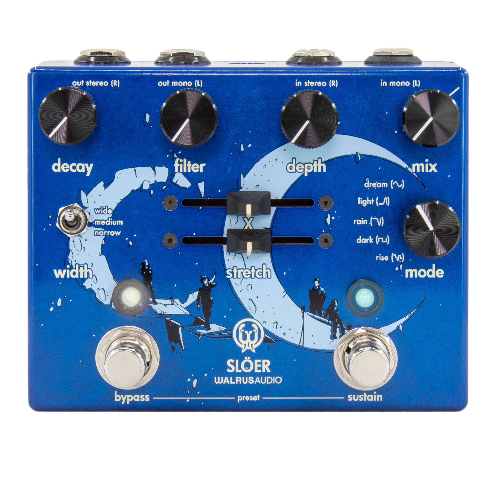 Walrus Audio SLÖER Stereo Ambient Reverb - Blue