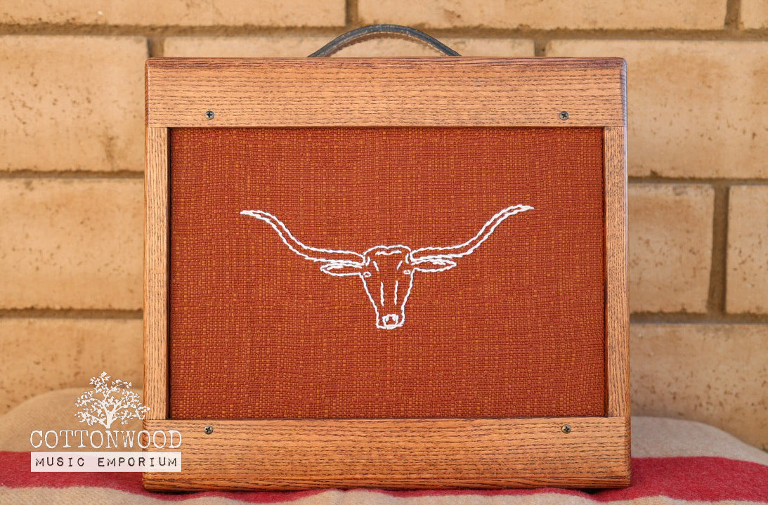 Westbound Amp & Embroidery Custom Red Oak 8" Cabinet for Champ
