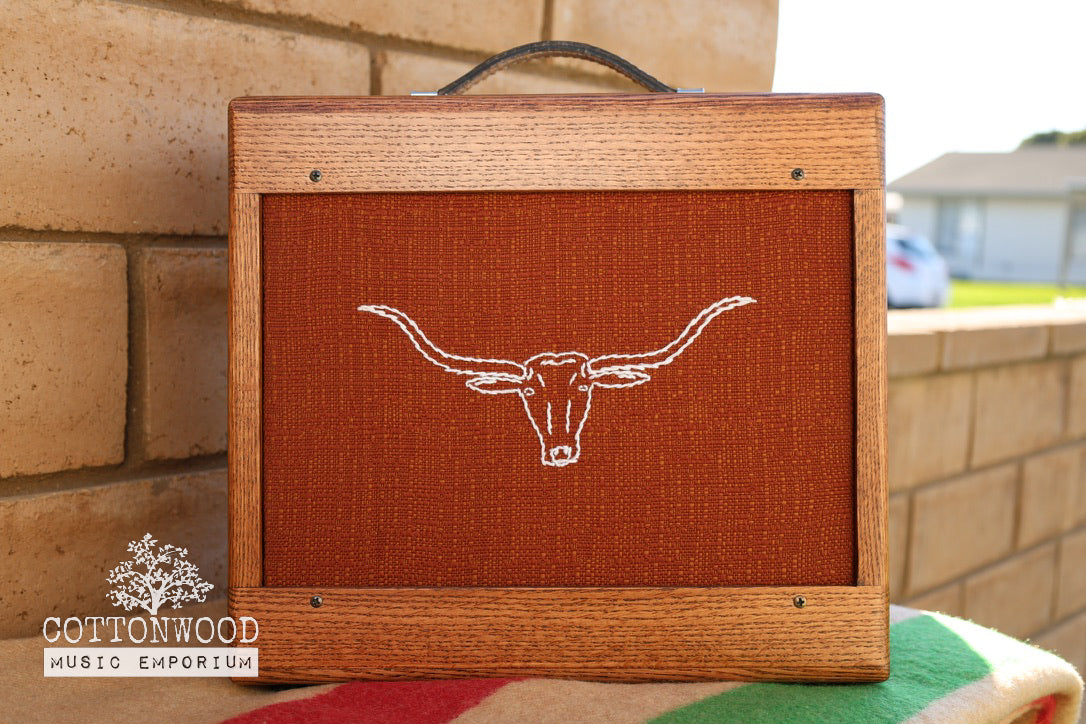 Westbound Amp & Embroidery Custom Red Oak 8" Cabinet for Champ
