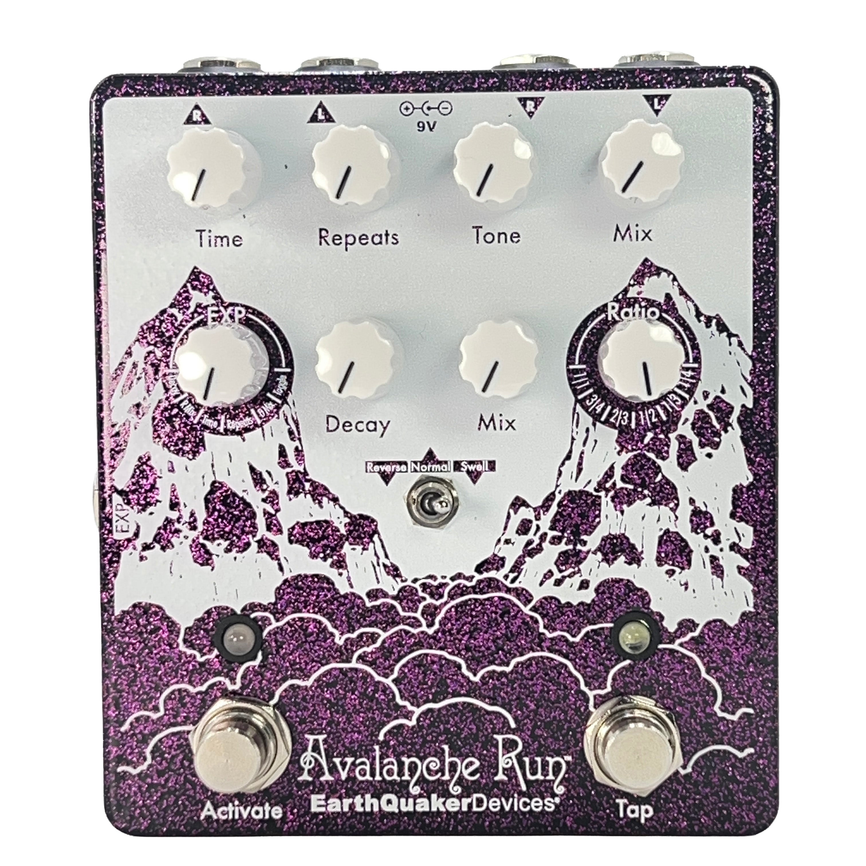 ギター Avalanche Run (Earth Quaker Device) EarthQuaker Devices Avalanche Run V2 – Reverb & Delay - Purple