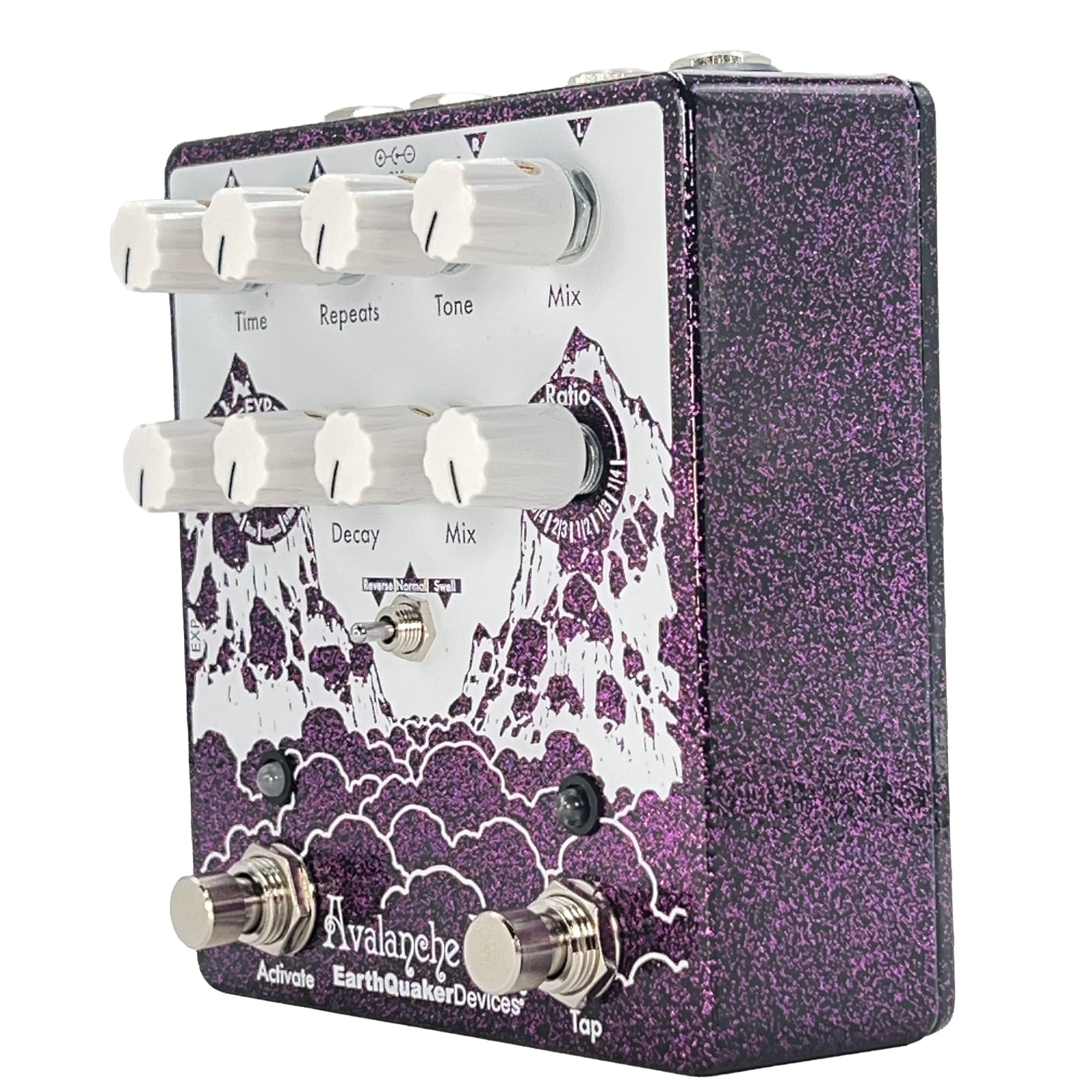 EarthQuaker Devices Avalanche Run V2 – Reverb & Delay - Purple
