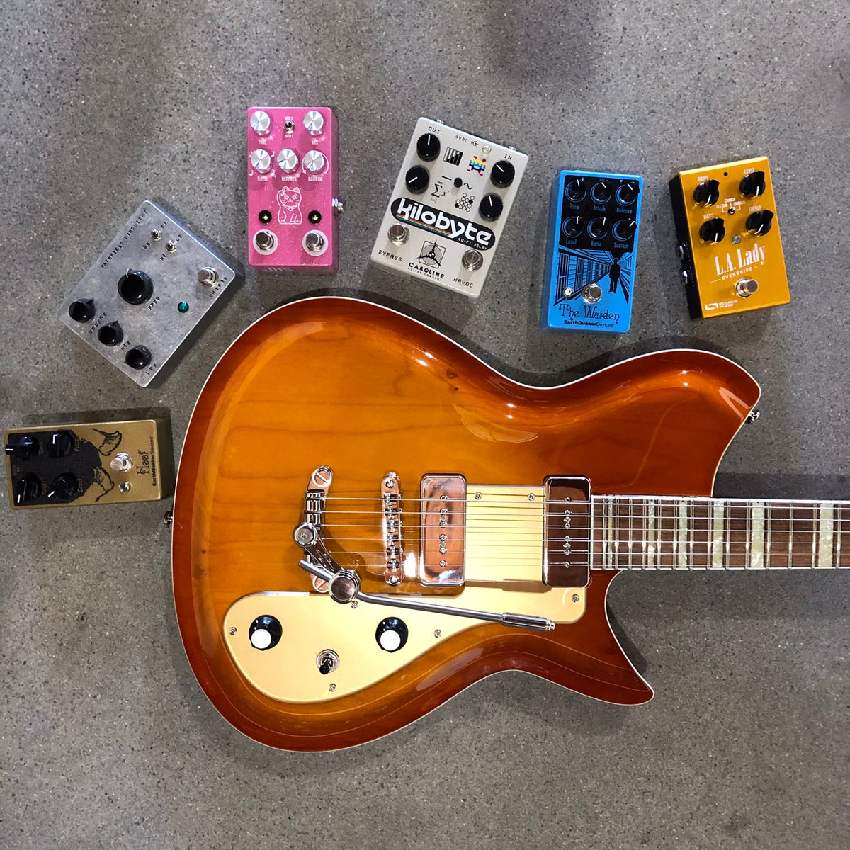 Rivolta Guitars Combinata XVII - Autunno Burst